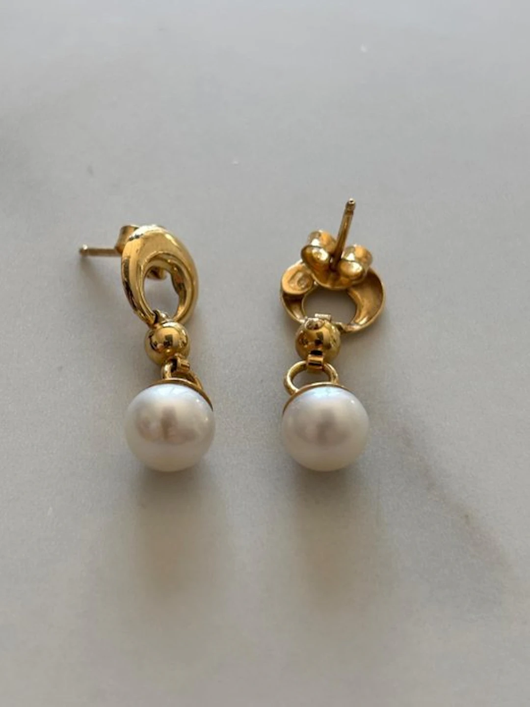 Yukiko - Earrings - 18 kt. Yellow gold Pearl
