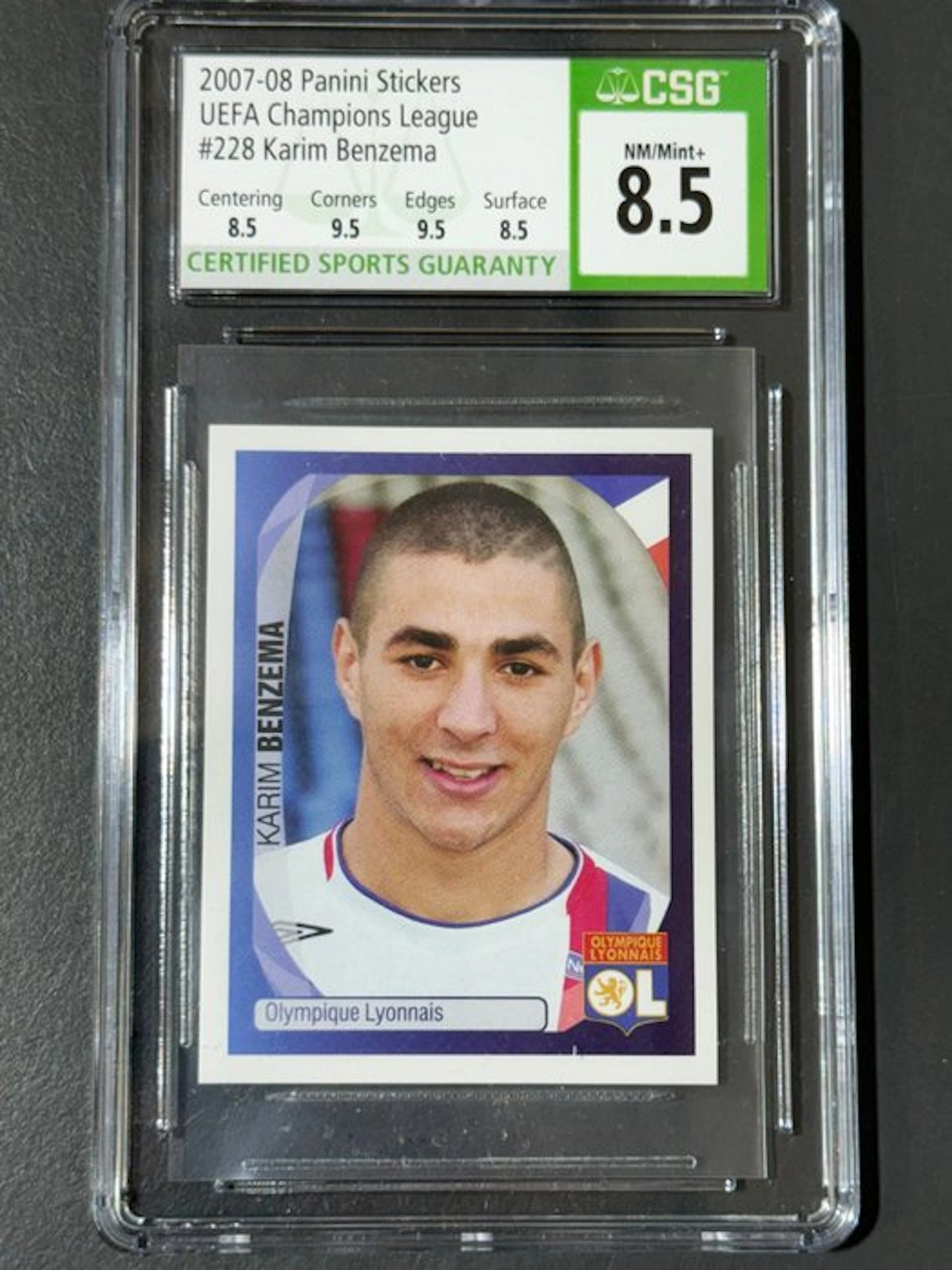 2007 Panini UEFA Champions League Album Stickers Karim Benzema