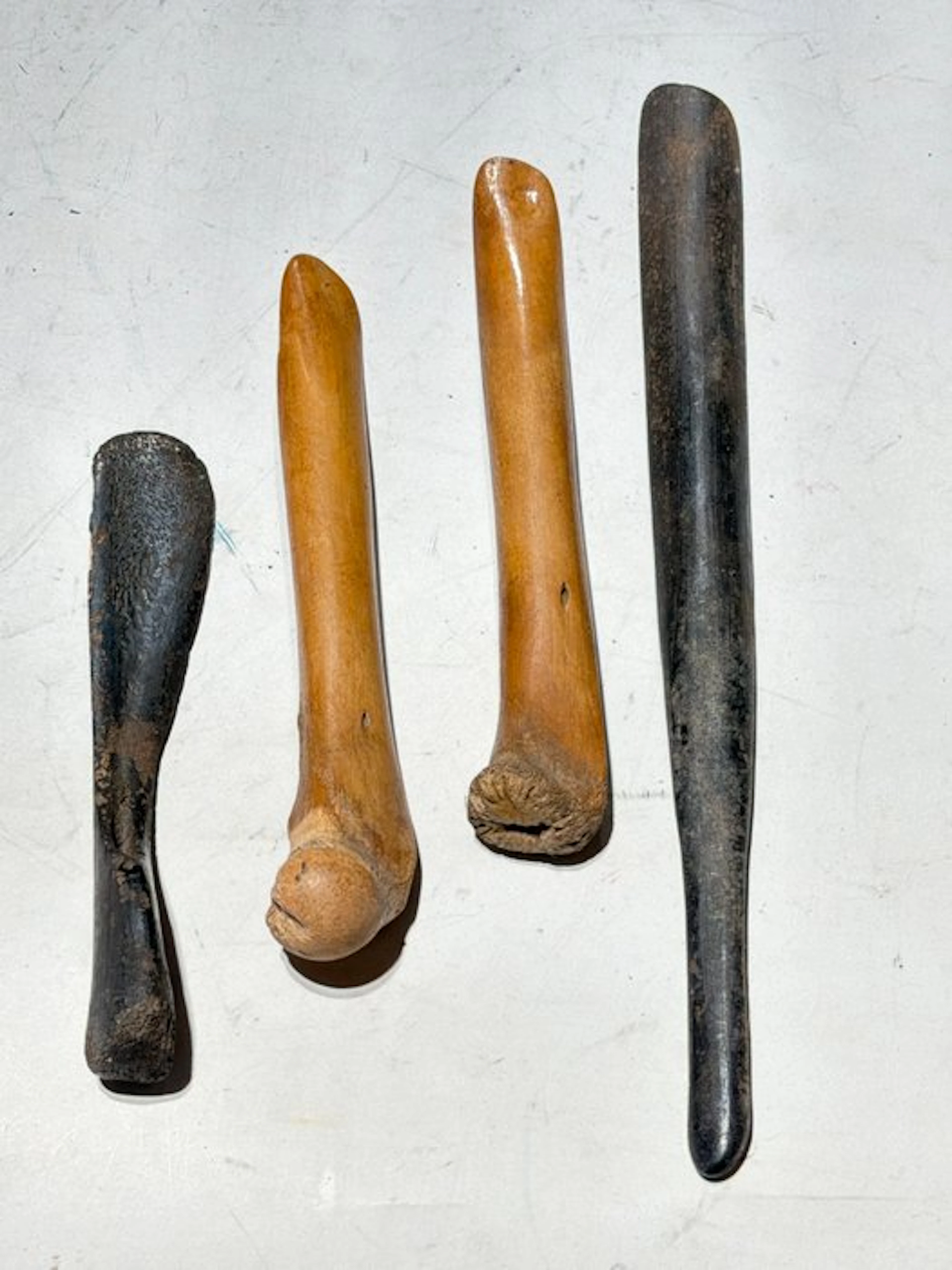 Set of 4 betelnut tools from Sentani - sentani - West Papua (No reserve price)
