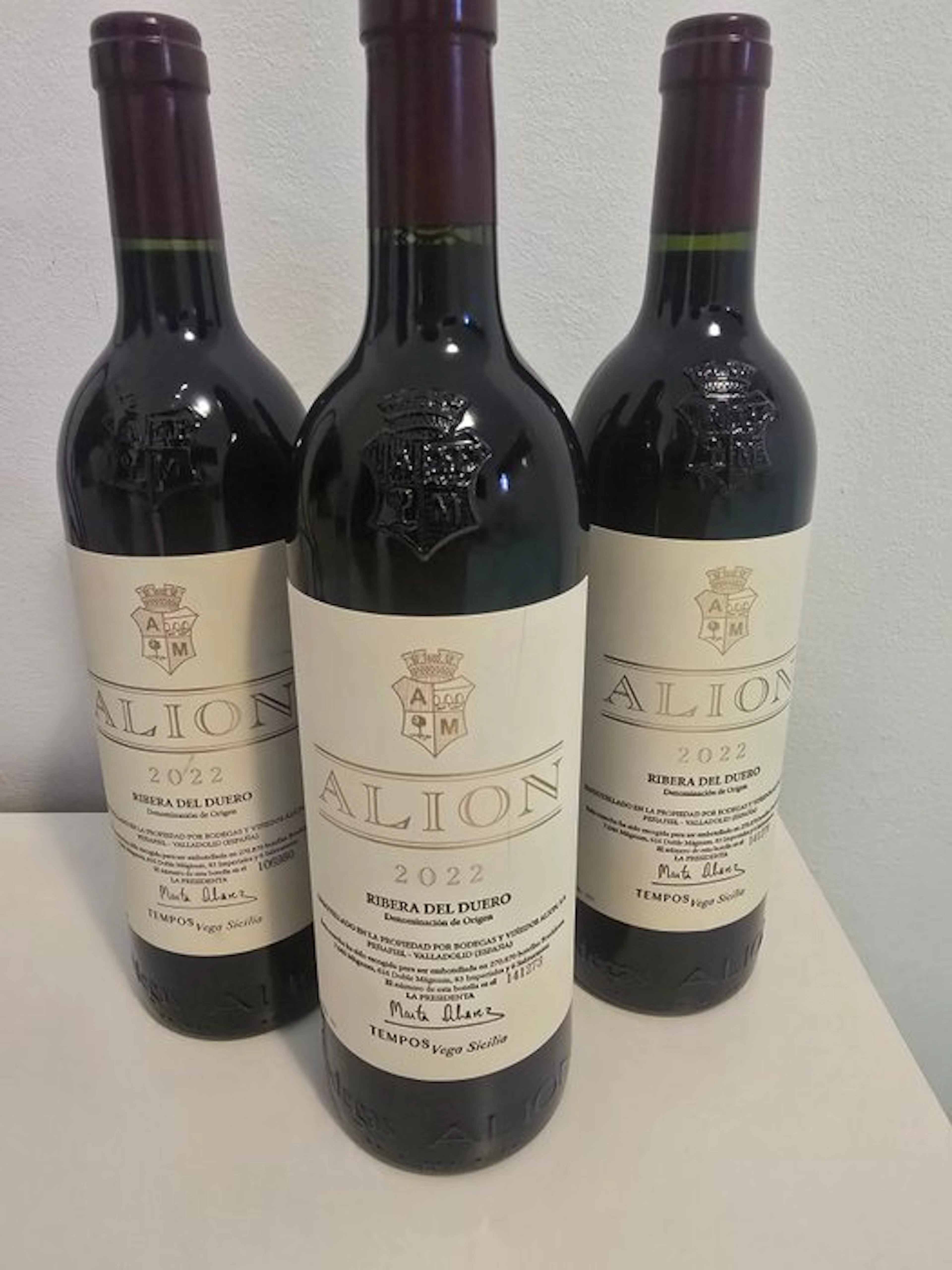 2022 Tempos Vega Sicilia, Alion - Ribera del Duero - 3 Bottles (0.75L)