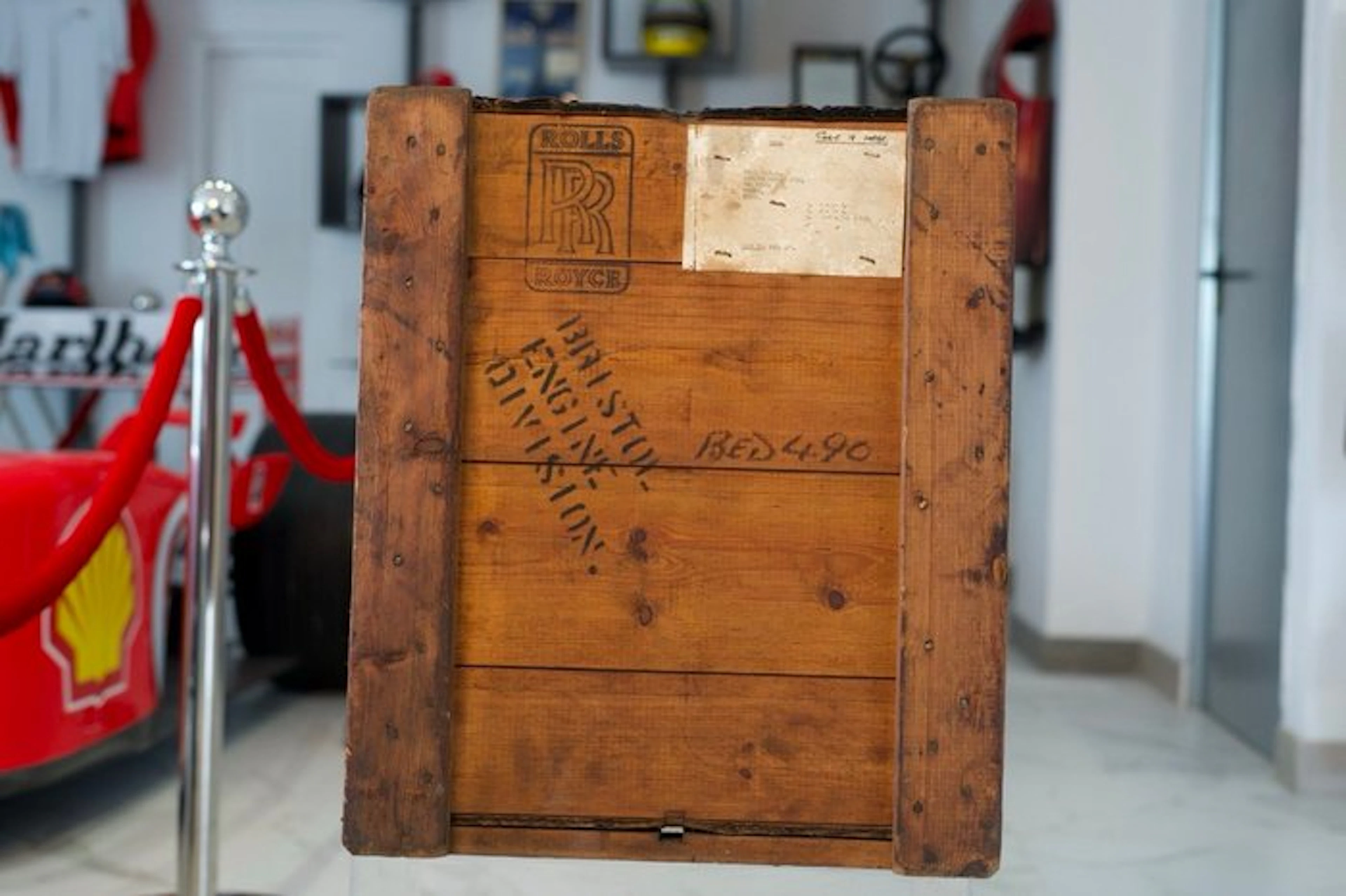 Wooden crate - Rolls-Royce