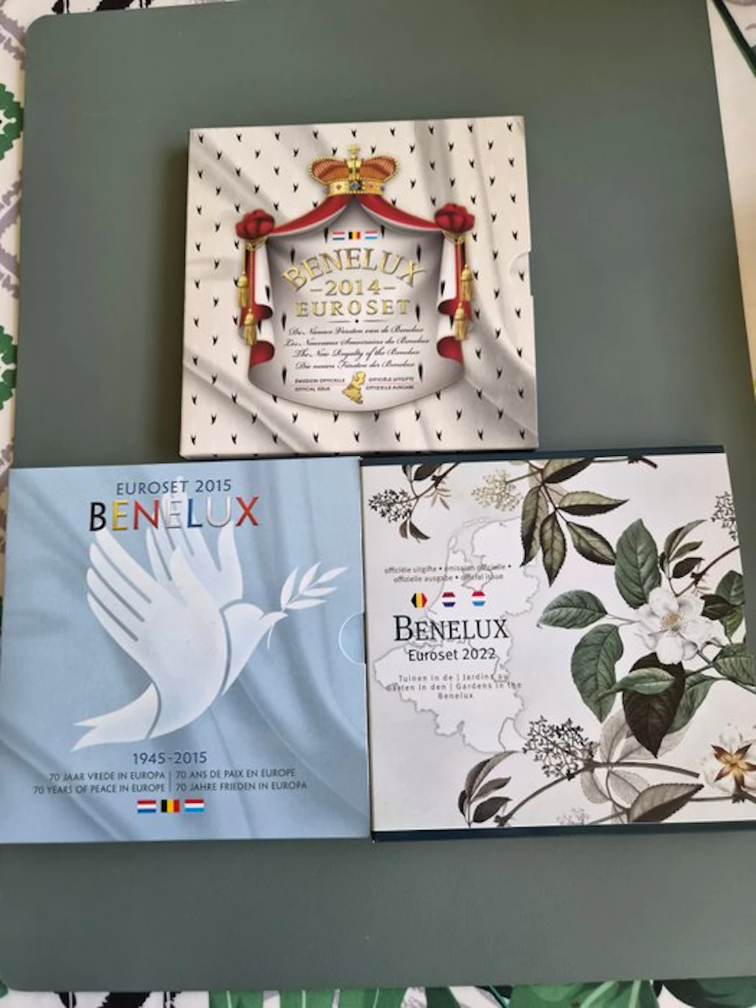 Benelux. Benelux set 2014/2022 (3 sets) (No reserve price)
