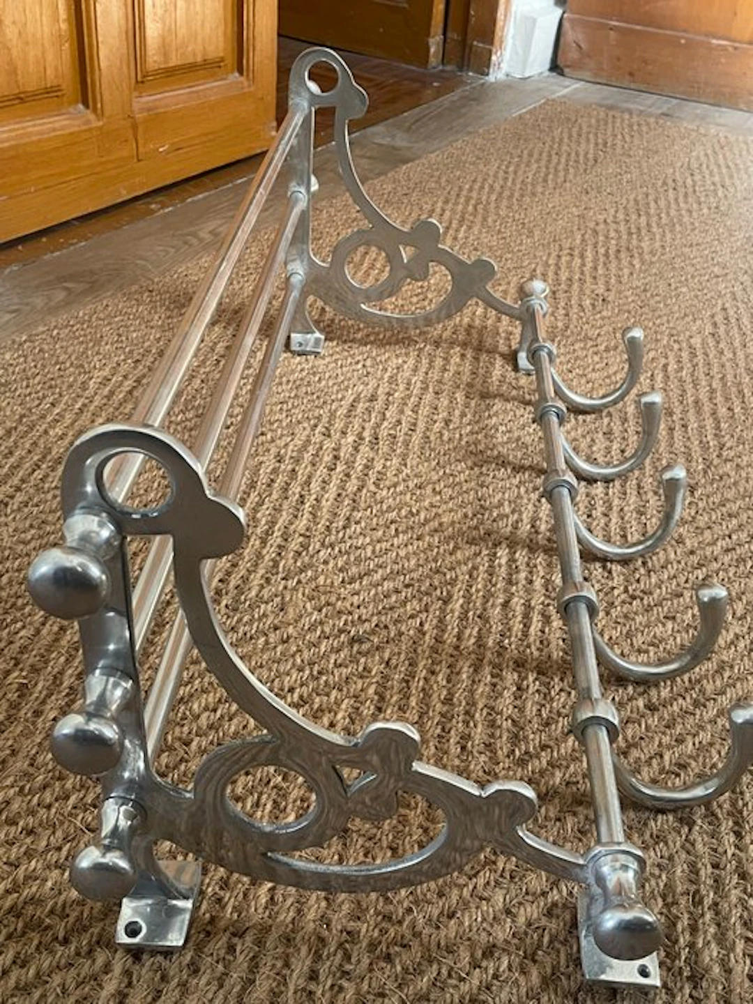 Theo Eigholtz style - Coat rack - Metal - French train style