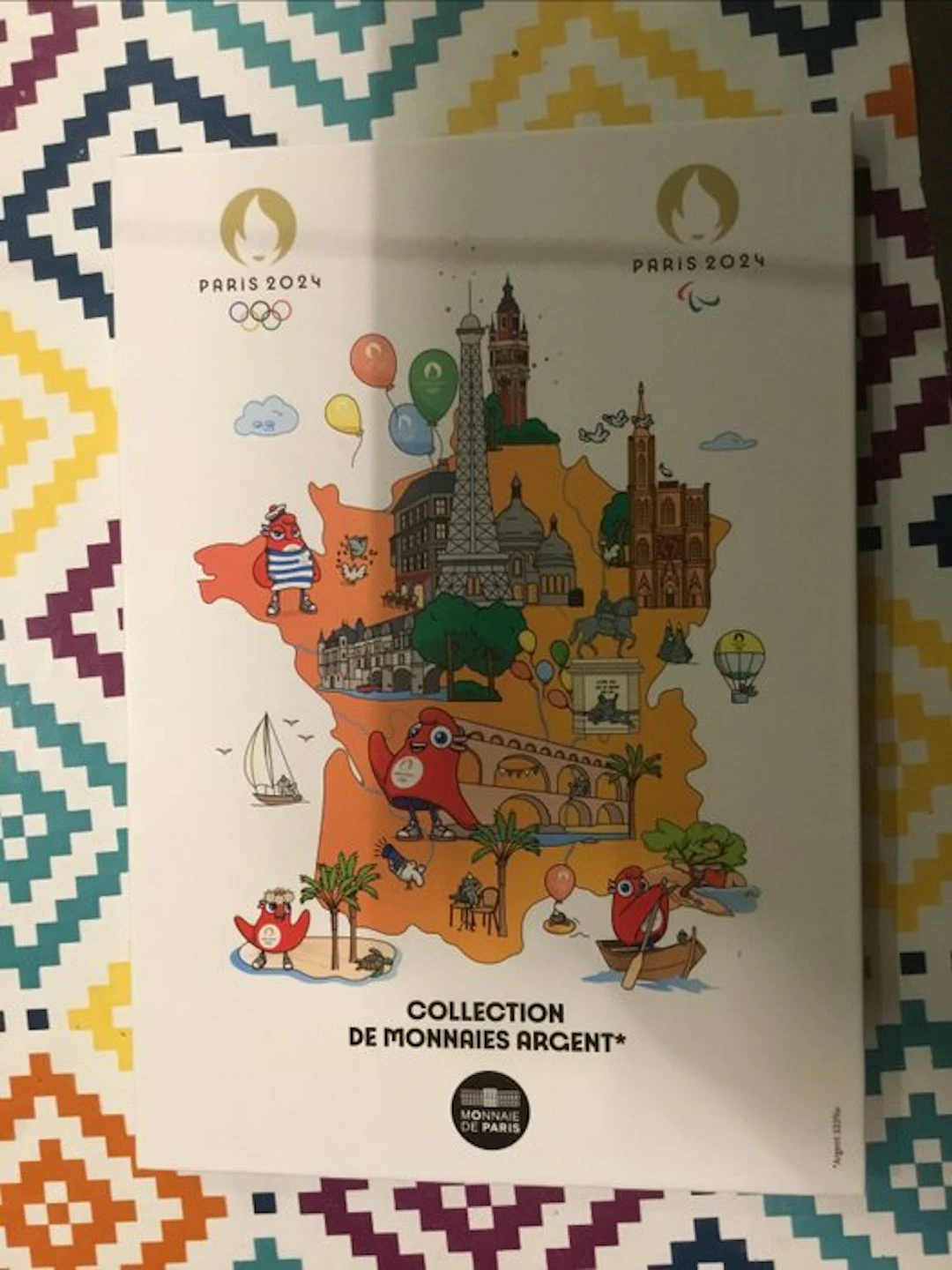 France. 10 Euro 2024 "Les Phryges en France - Paris 2024" (18 coins + album)