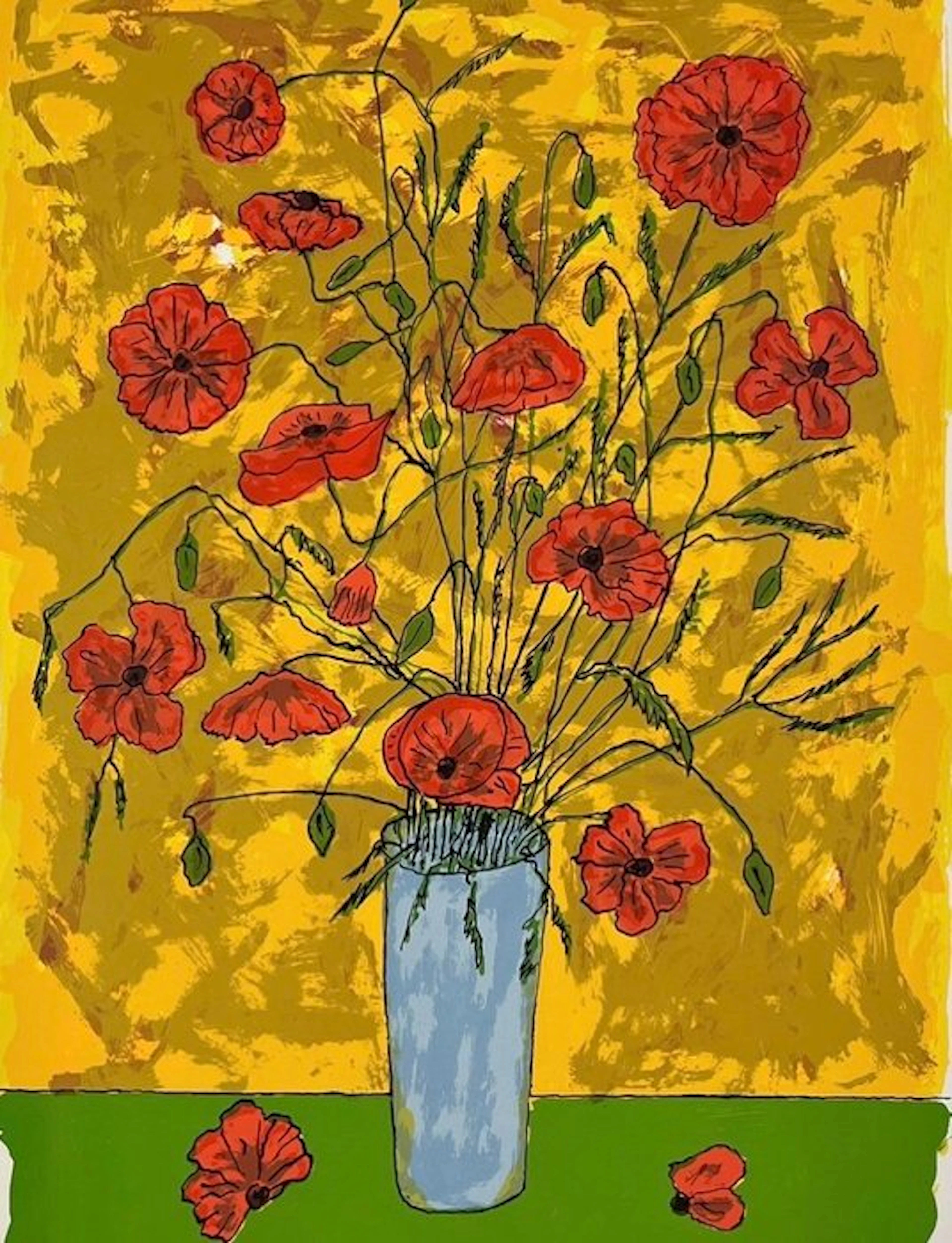 Werner Reuber (1947) - Mohnblumen