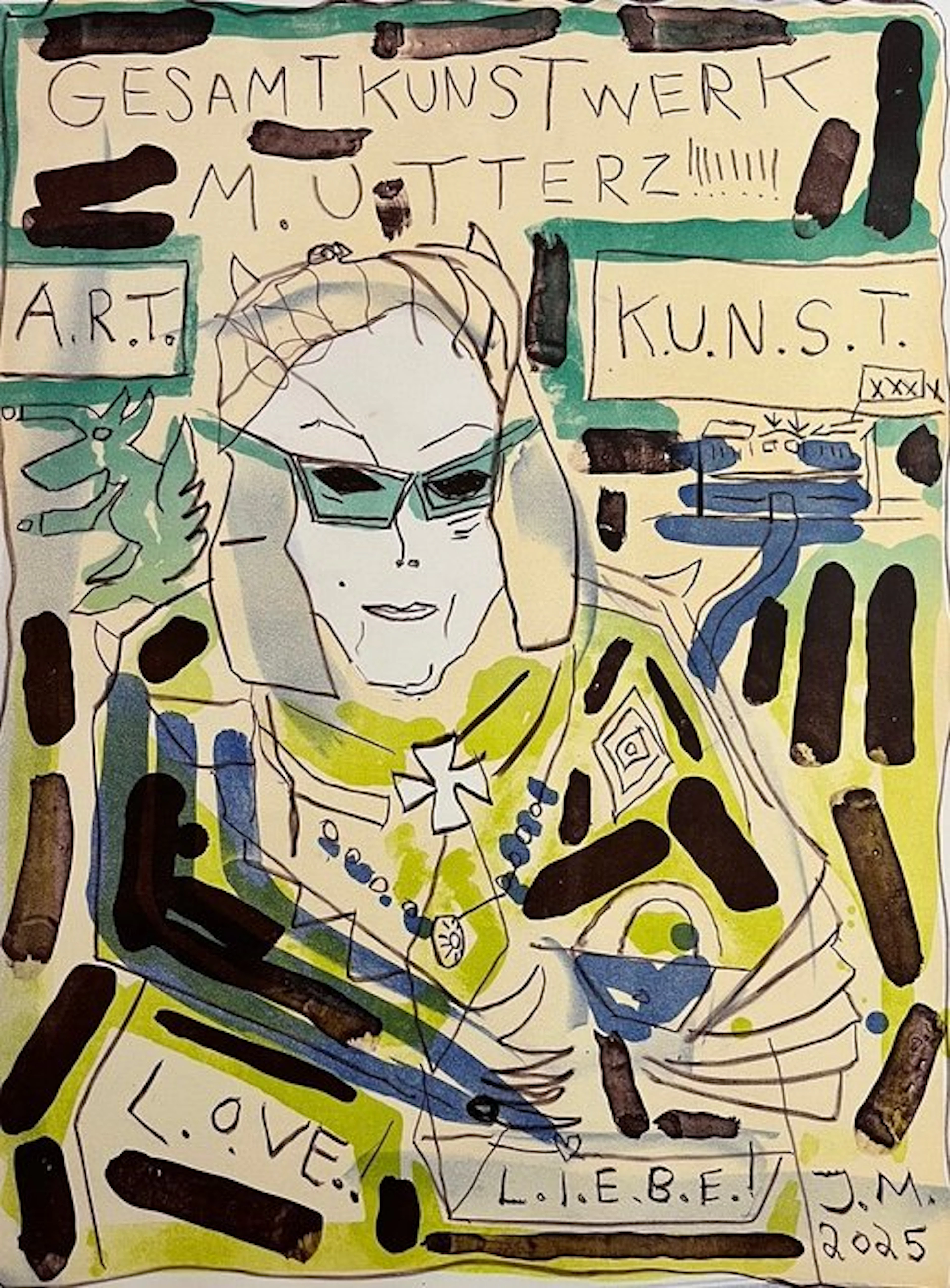 Jonathan Meese (1970) - Erzmutterz Natyrns „M.E.E.S.E.“
