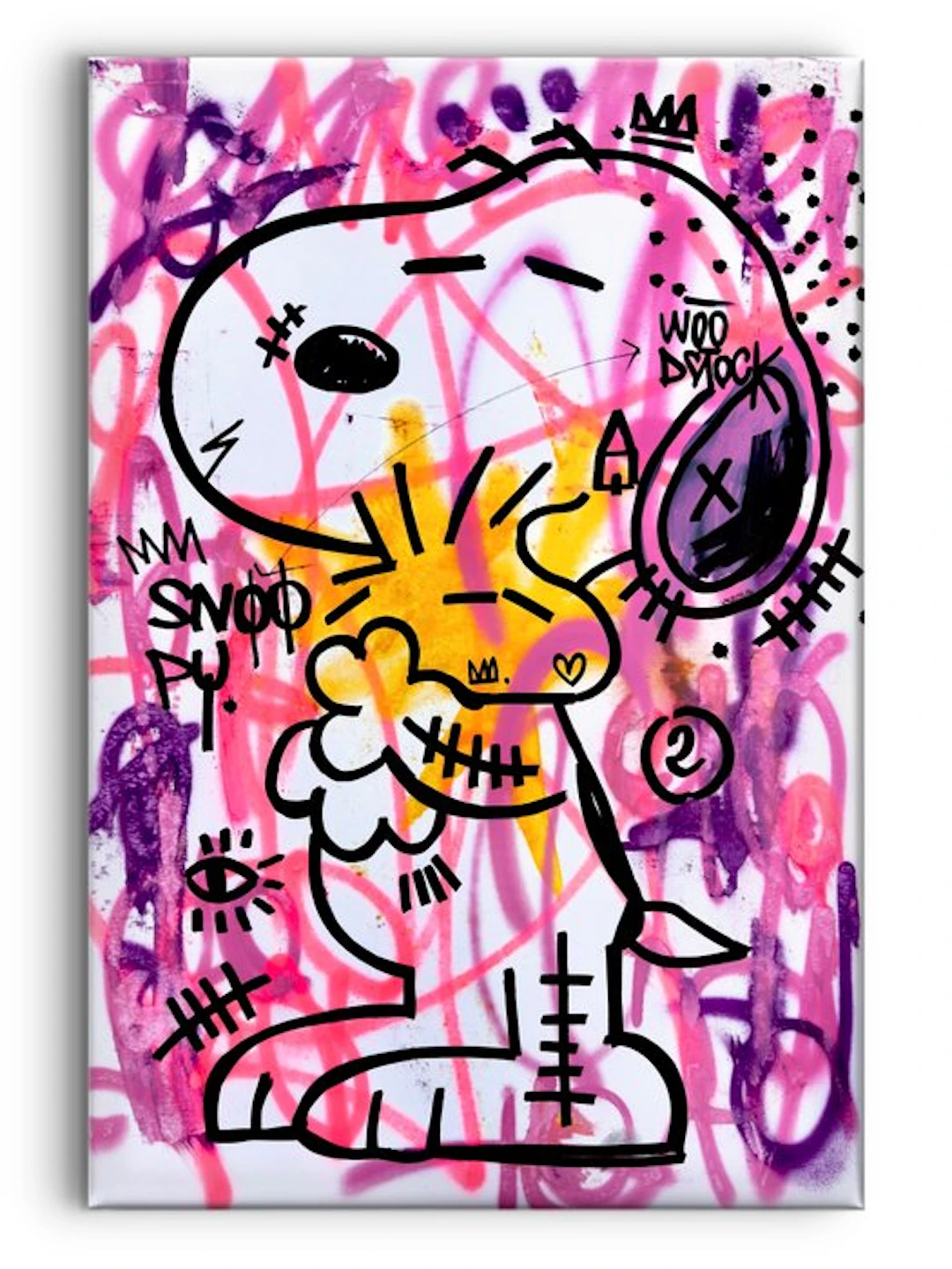 LACRISS (1990) - Snoopy e Woodstock Purple + Original Paint 100% - XL