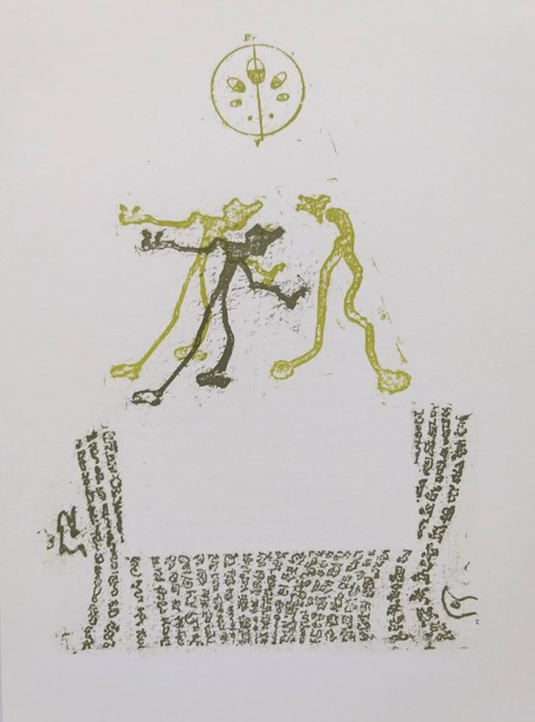 Max Ernst (1891-1976) - Wunderhorn - original lithograph