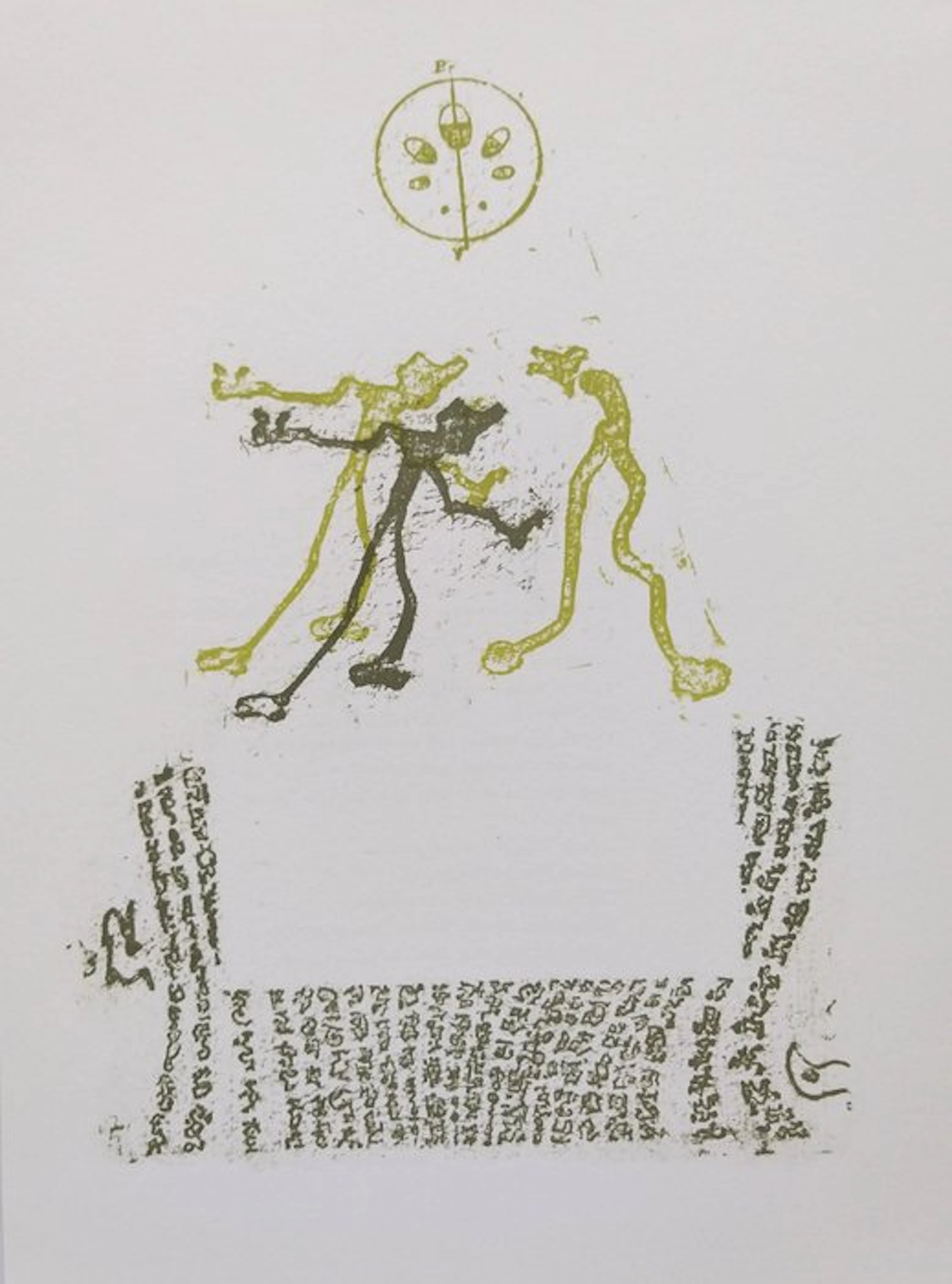 Max Ernst (1891-1976) - Wunderhorn - original lithograph