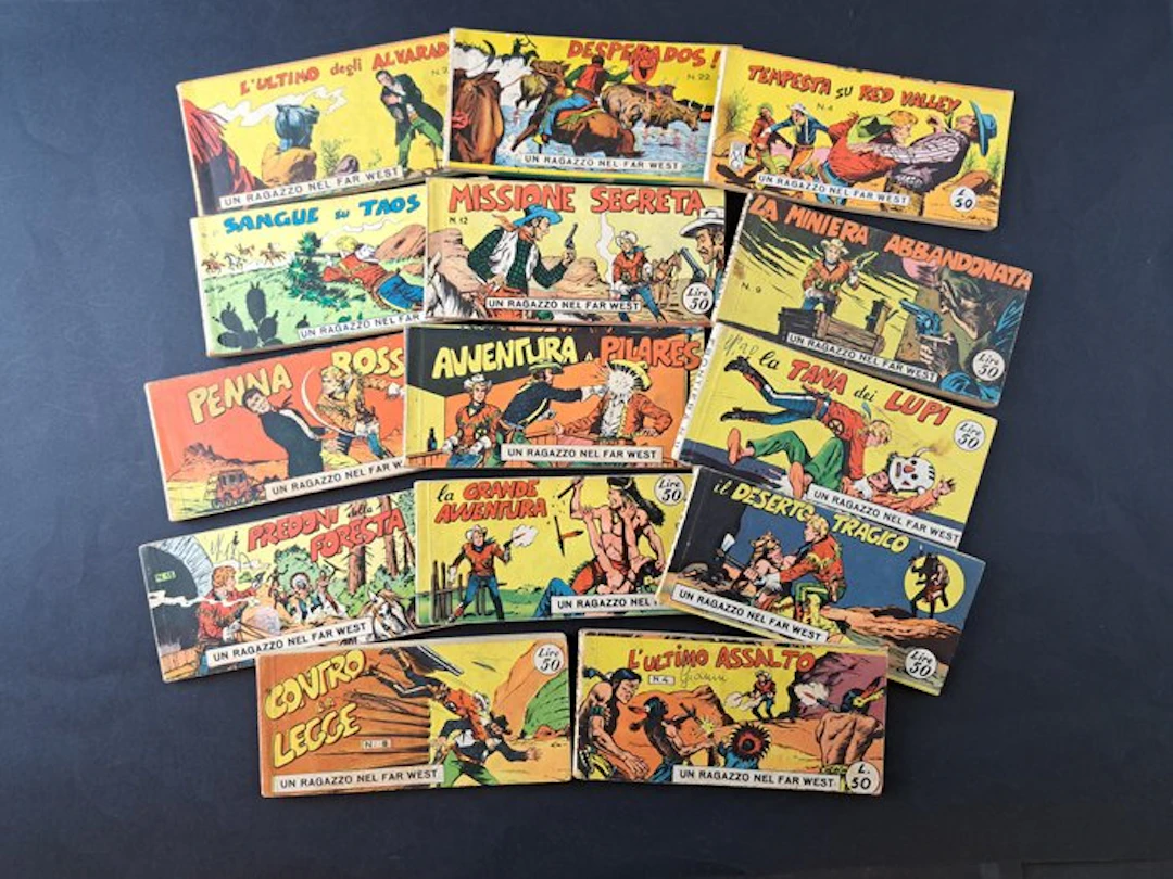 Un Ragazzo nel Far West Prima Serie e Altre - 14 Comic...