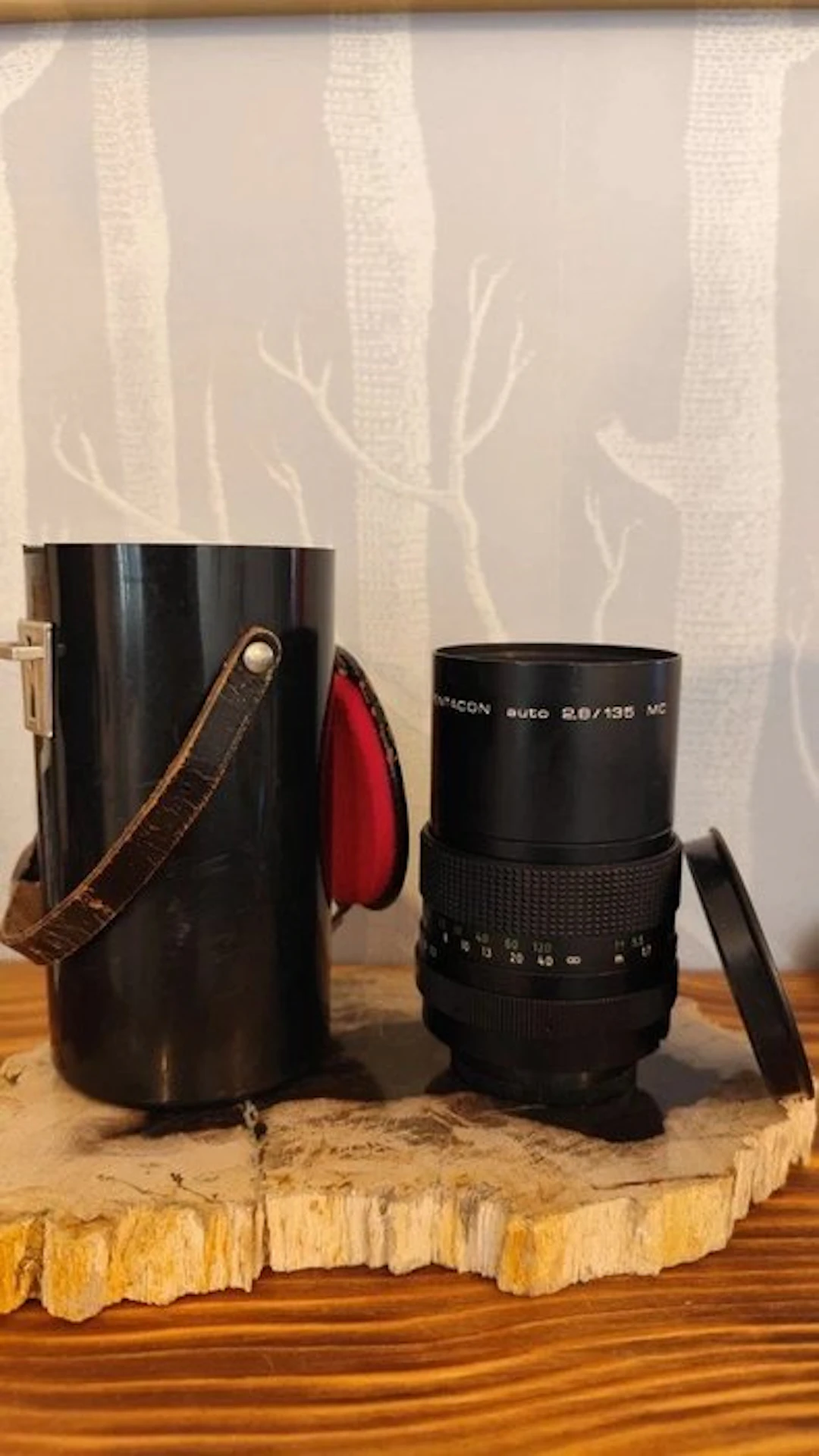 Pentacon auto 2.8/135 MC - bokeh monster - 15 lamelle Camera lens