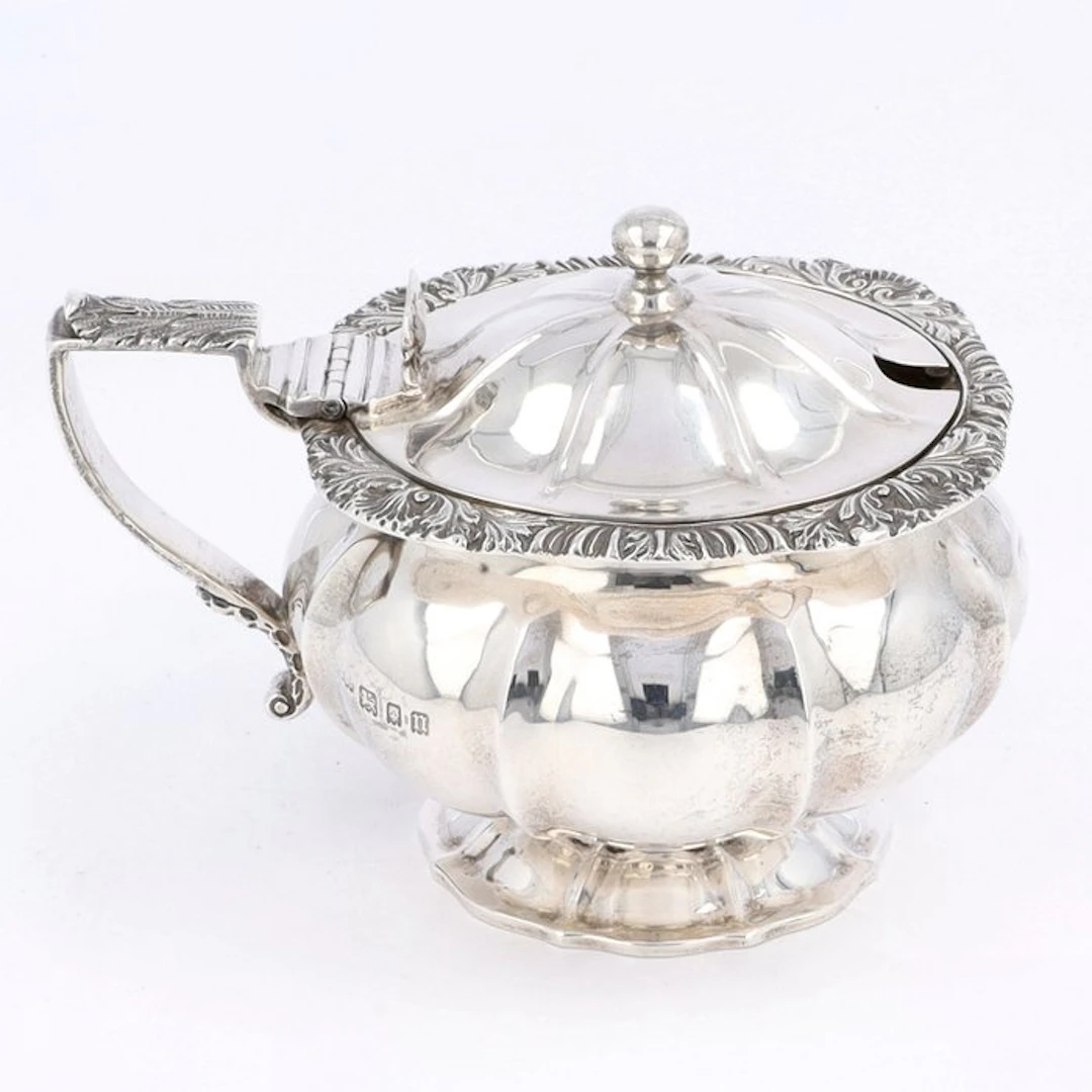 Collingwood & Co. (Londen 1928) - Mosterdpot - Jar - .925 silver