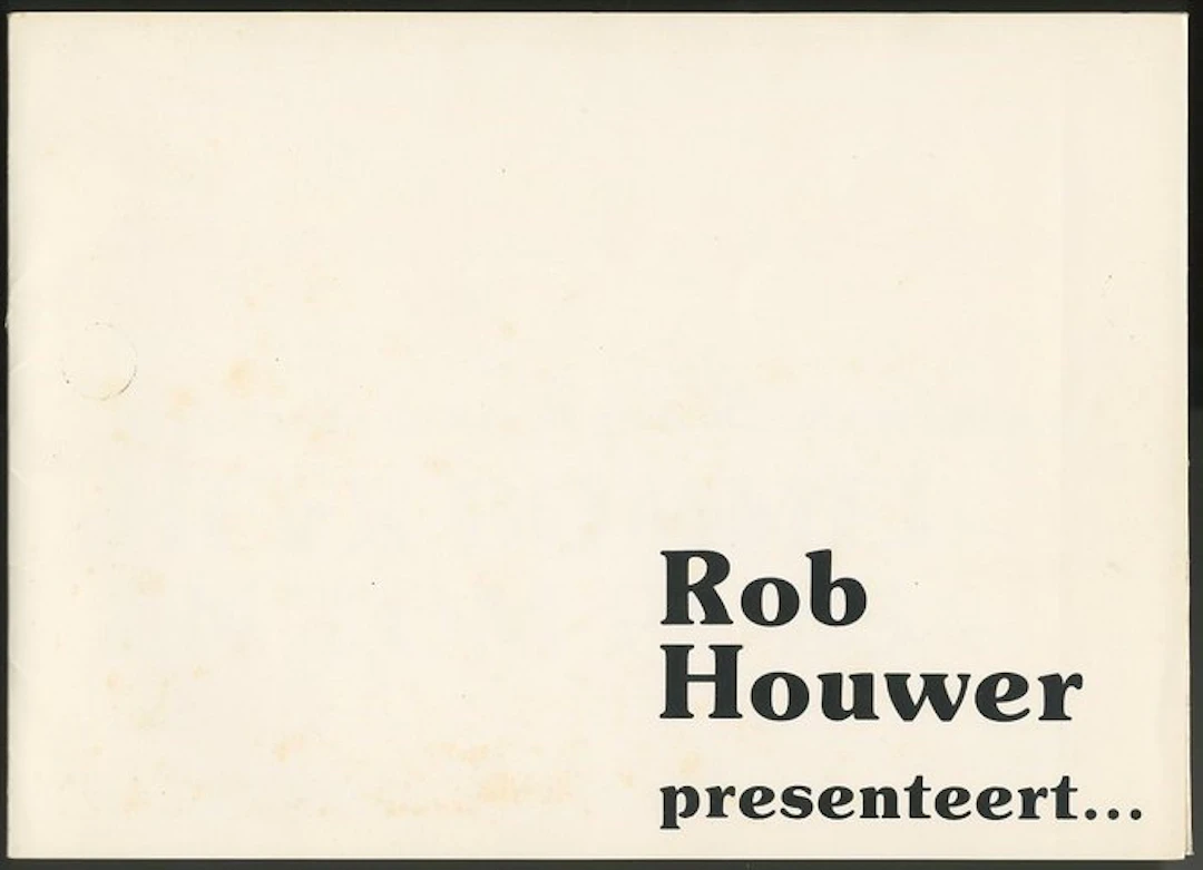 Marten Toonder - Tom Poes & Heer Bommel - "Rob Houwer...