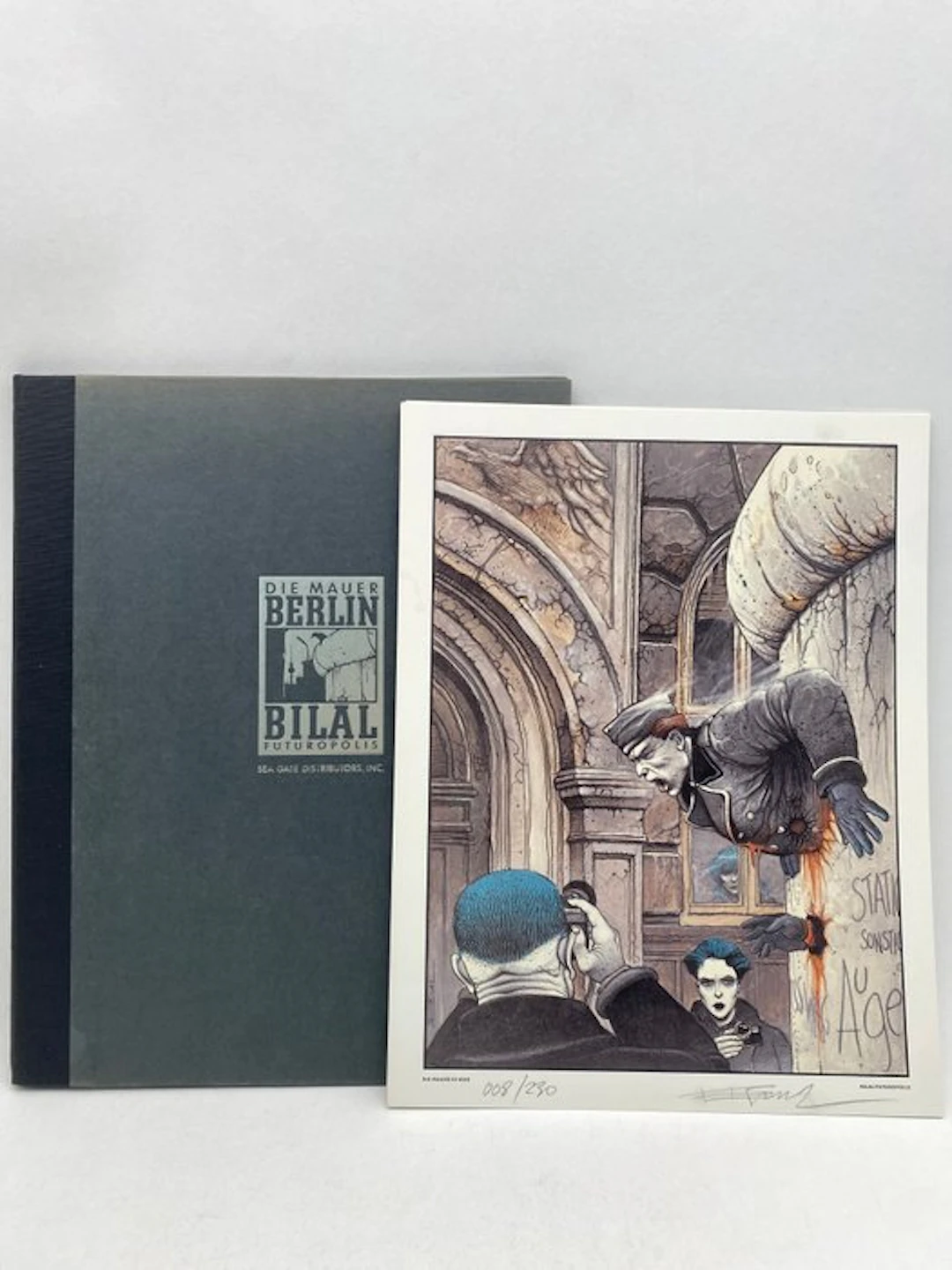 Enki Bilal - Portfolio - Die Mauer Berlin - 1982