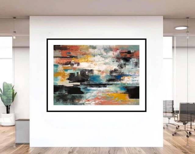 Dam Domido - NO RESERVE PRICE-Abstraction linéaire - 140 x 100 cm