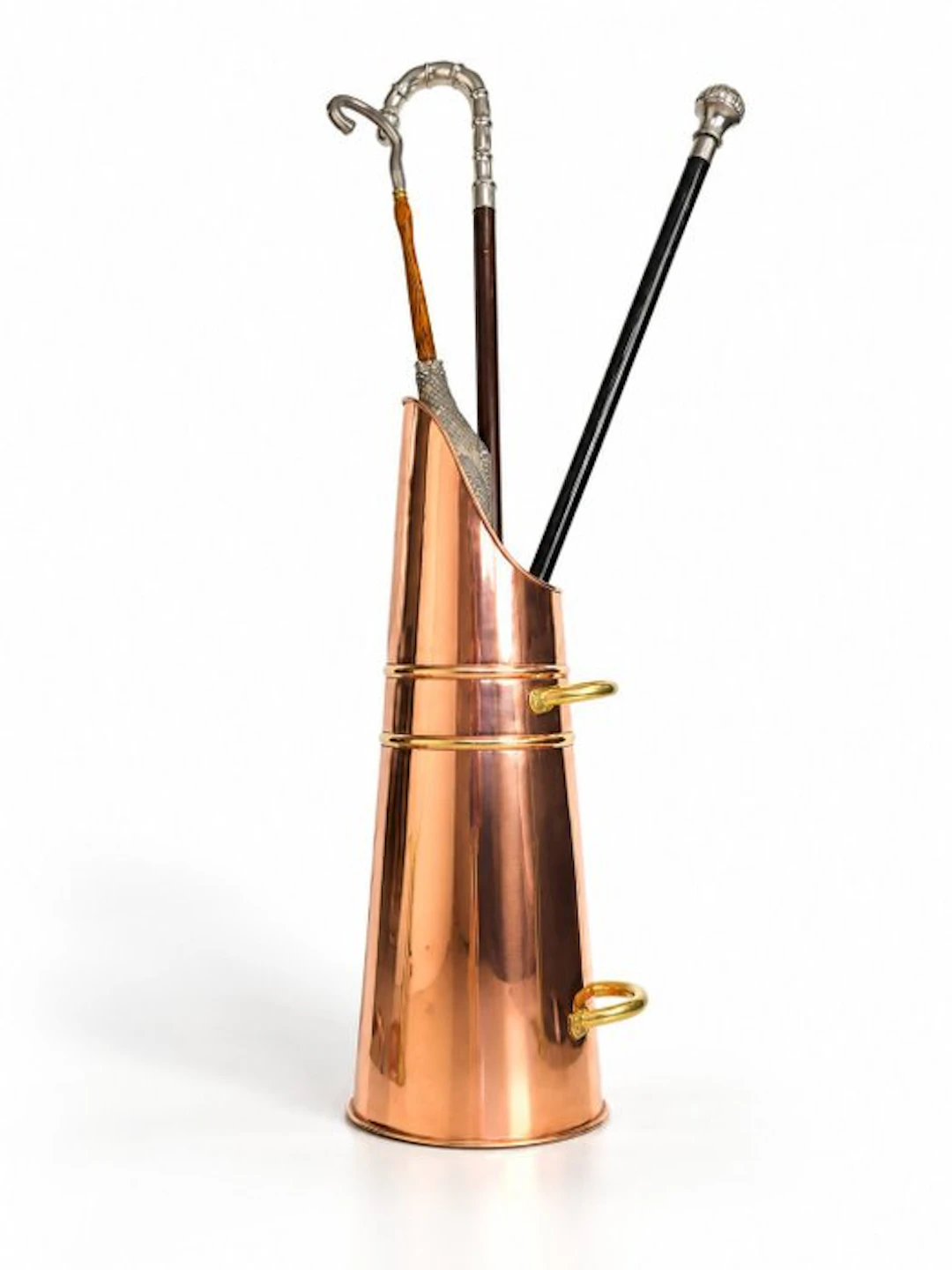 Umbrella stand/rack - Copper, Brass - Art Nouveau
