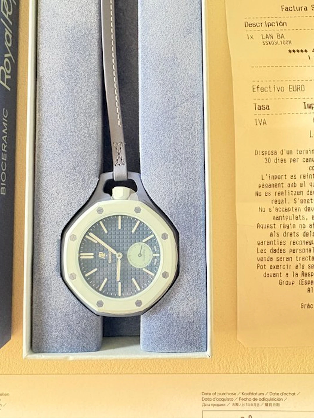 Swatch Royal Pop - Swatch × Audemars Piguet LAN BA - No...