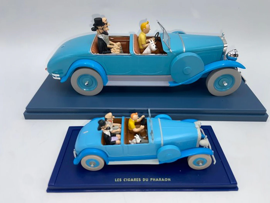 Atlas 1:24 - Model car (2) - Tintin – Lincoln Torpedo «...