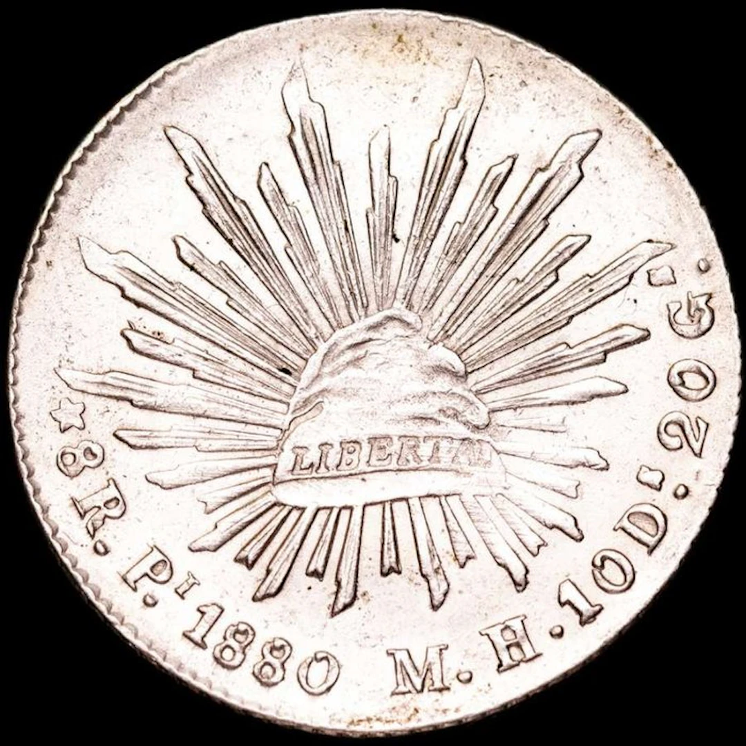 Mexico. 8 Reales San Luis Potosi mint, 1880 M.H