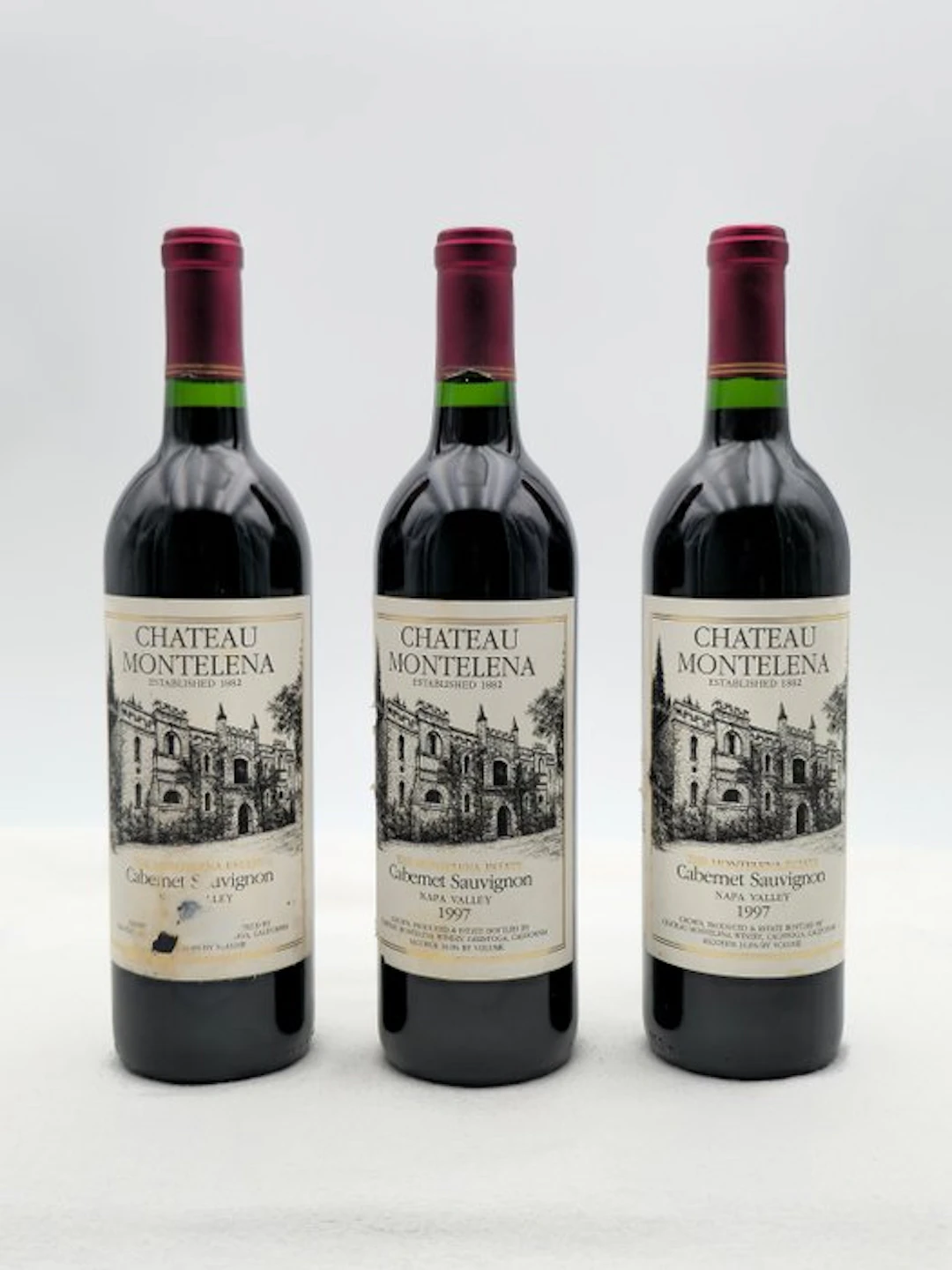 1997 Chateau Montelena, Cabernet Sauvignon - Napa Valley - 3 Bottles (0.75L)