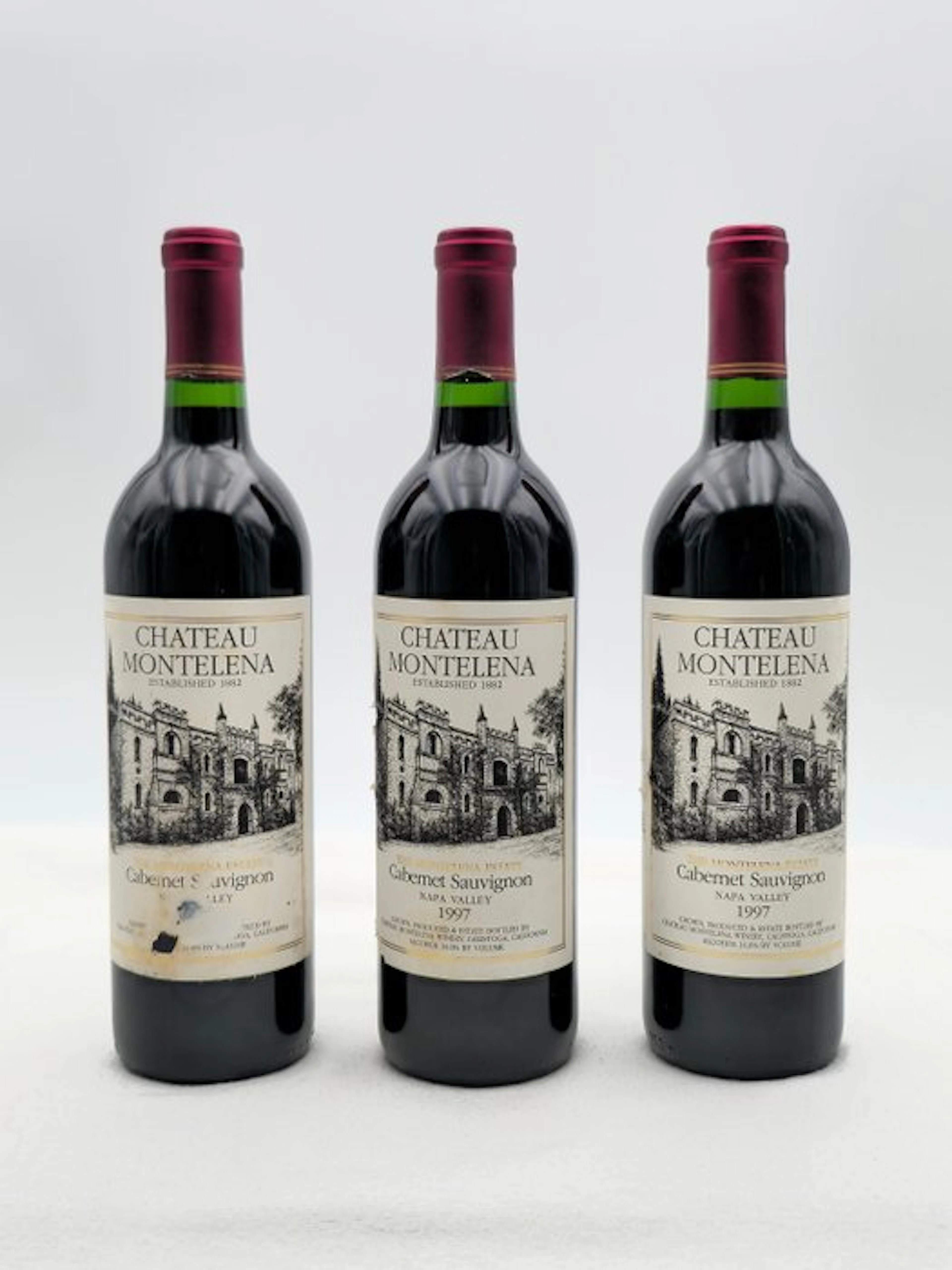 1997 Chateau Montelena, Cabernet Sauvignon - Napa Valley - 3 Bottles (0.75L)
