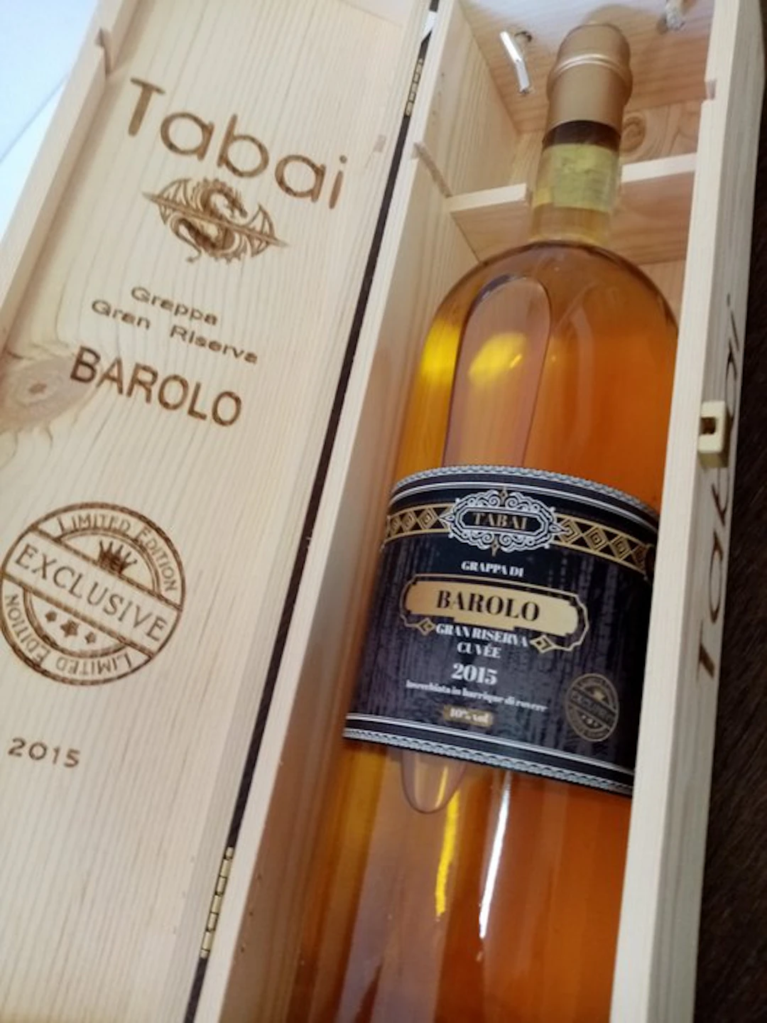 Tabai - Grappa di Barolo Gran Riserva 2015 - Magnum - 1.5 Litres