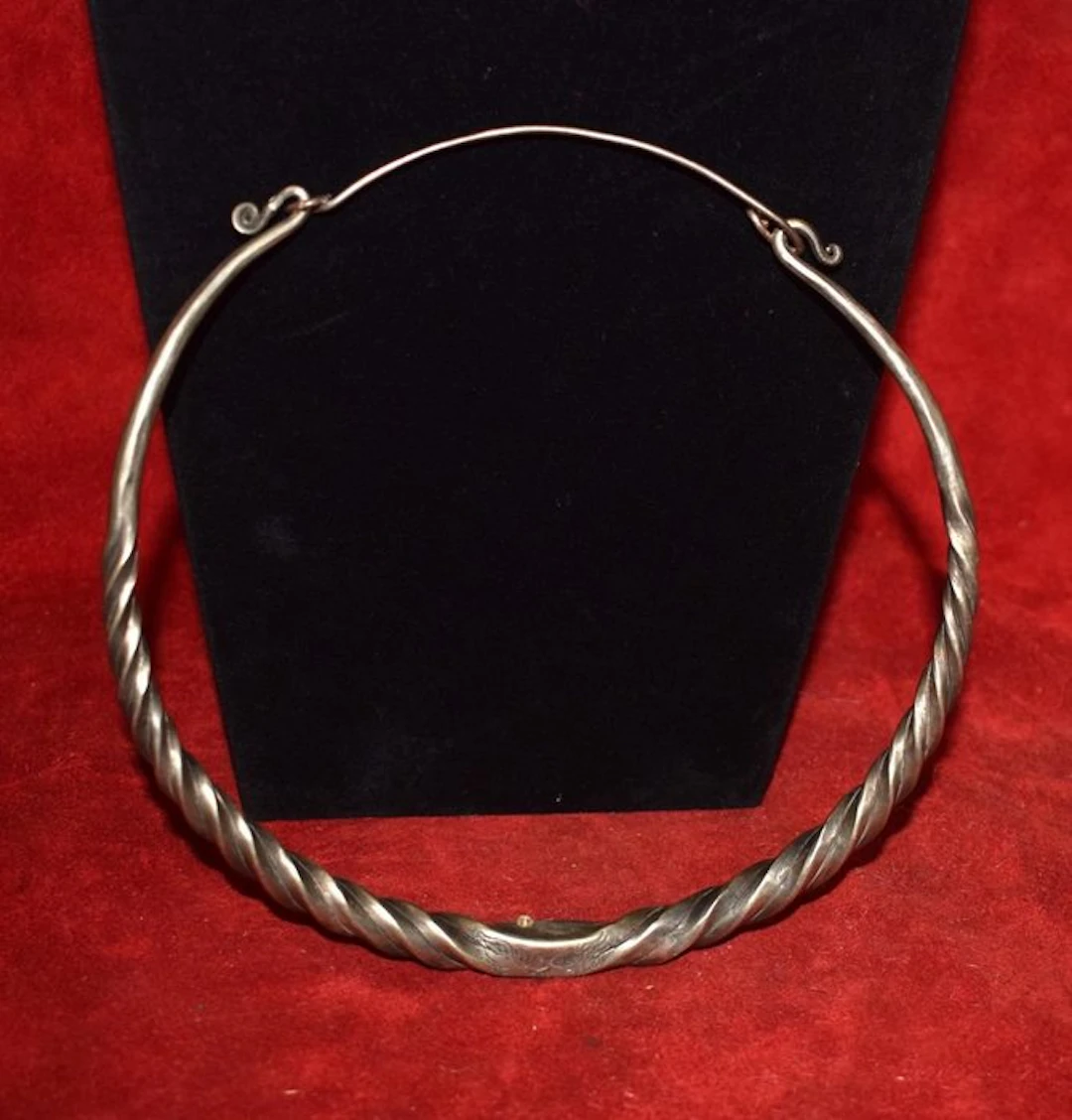 Traditional Miao-Hmong torque necklace from Laos