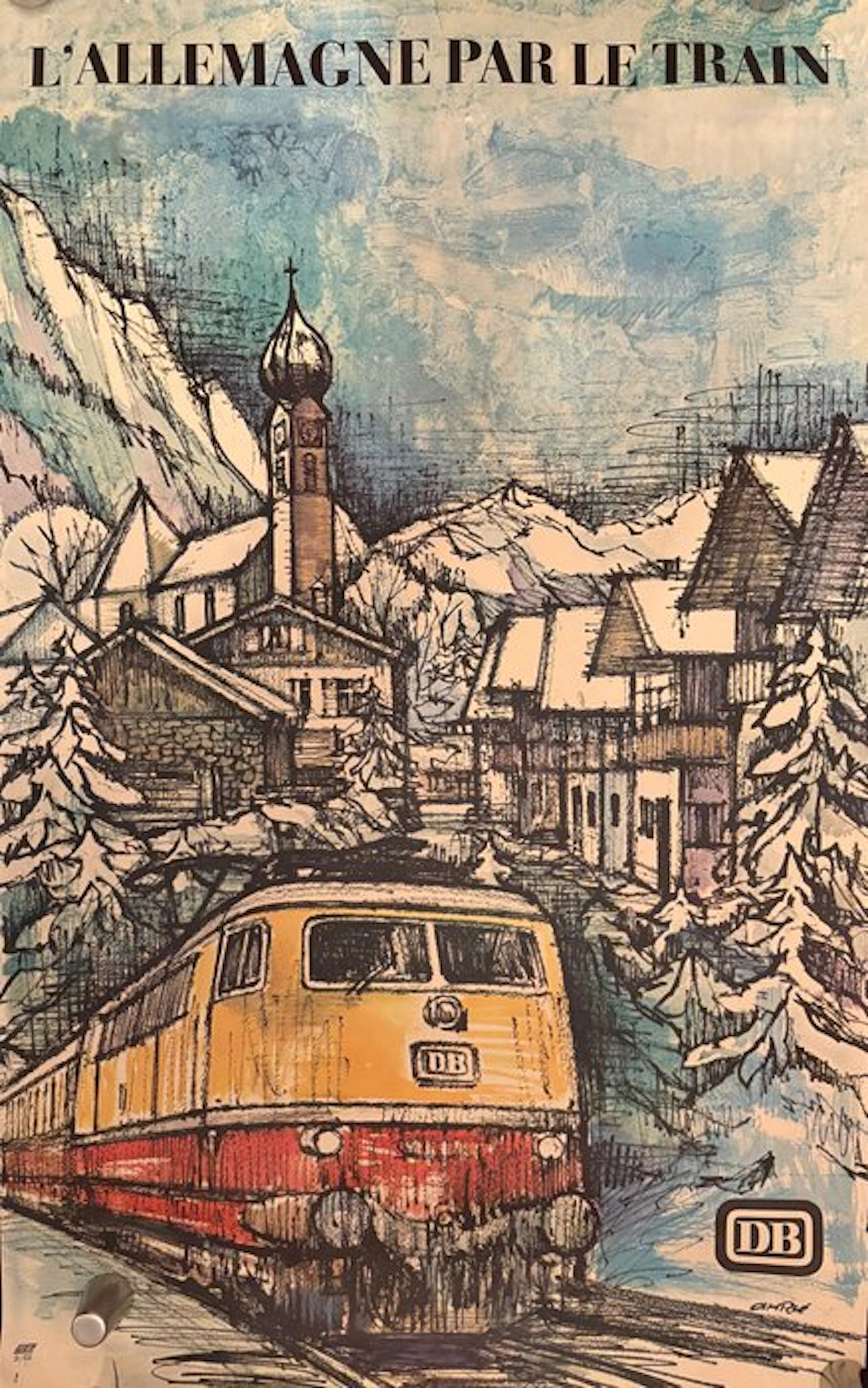 Anonymous - Ferrovie della Germania - 1950s