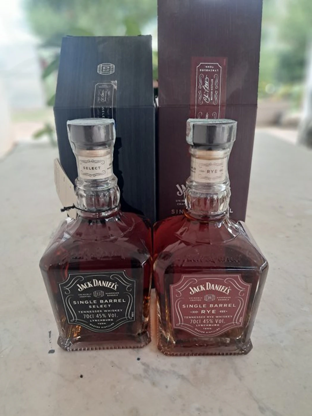 Jack Daniel's Single Barrel Select & Single Barrel Rye - 70cl - 2 bottles