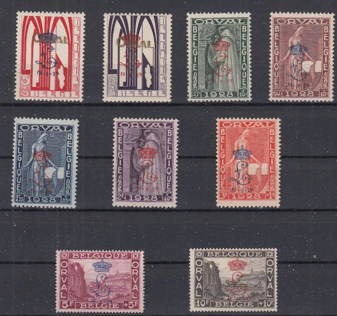 Belgium 1929 - Orval with L and Kroon - OBP : 272A/K