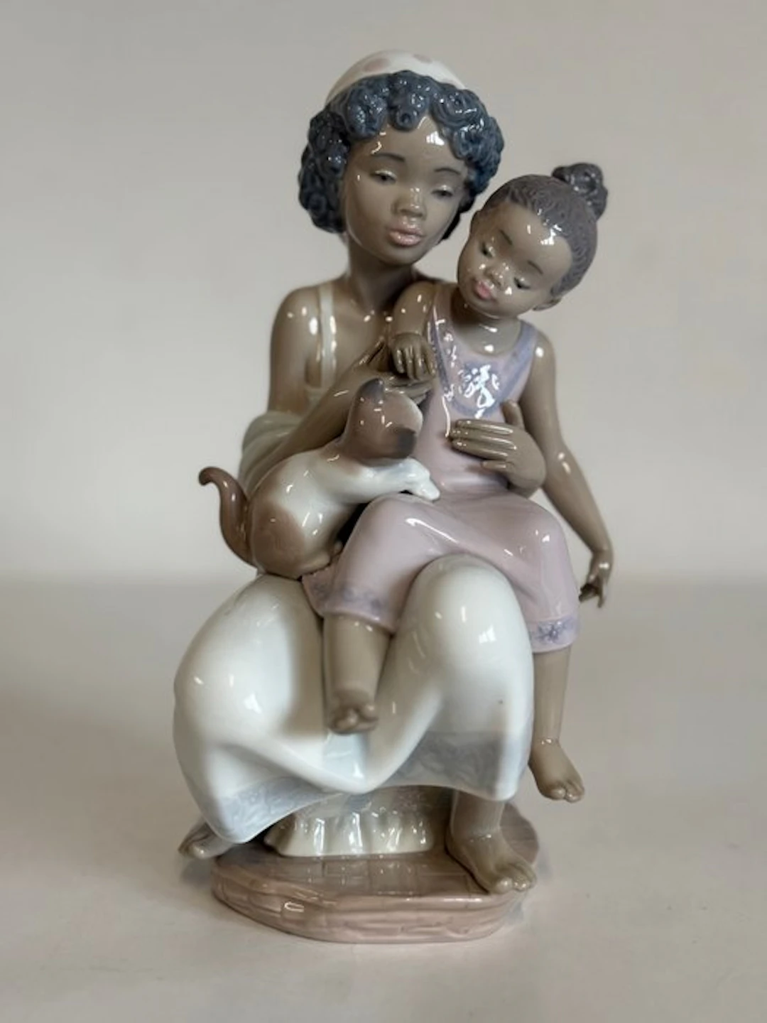 Figurine - Soft Meow - Madre Con Niña #5995 - Porcelain