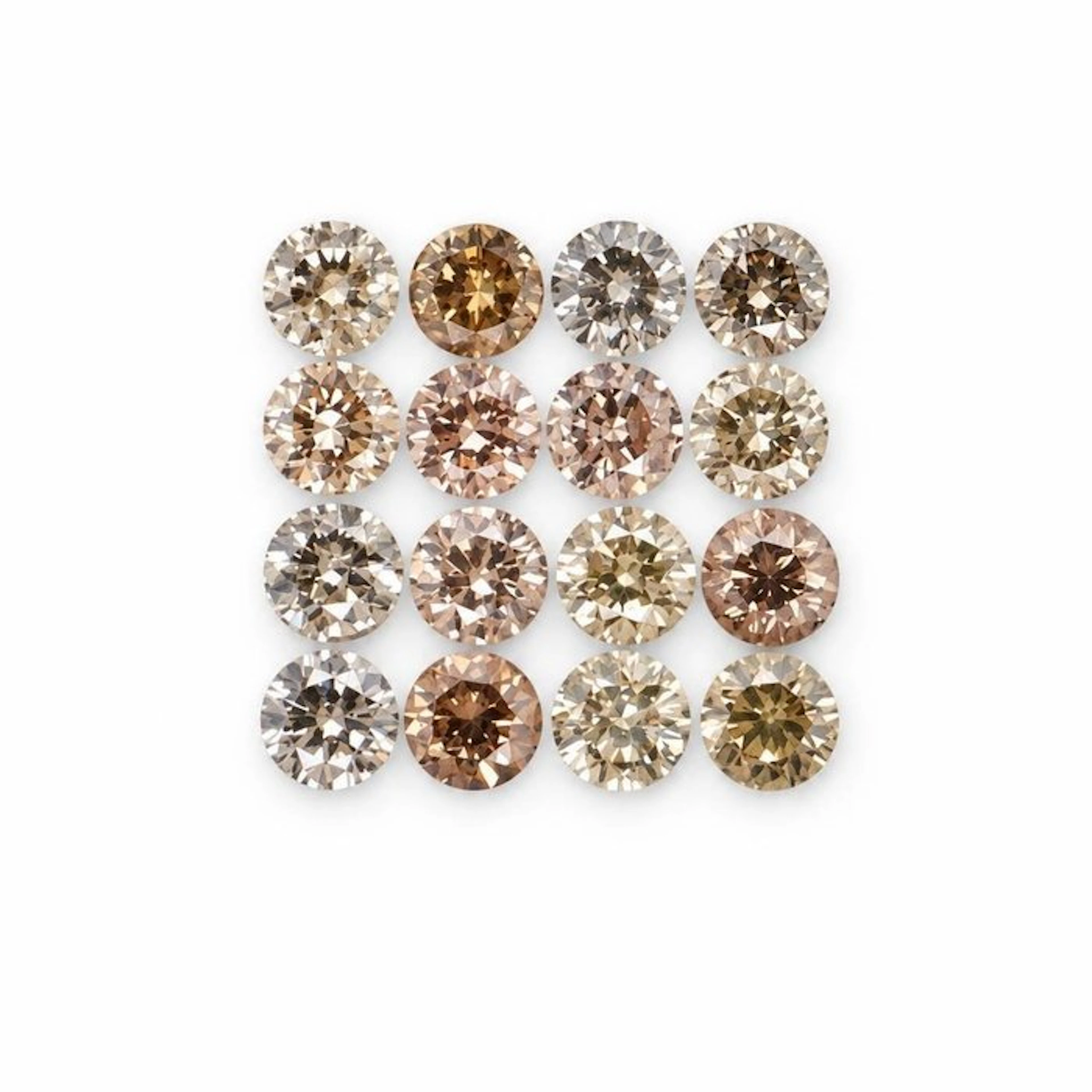 No reserve price - 16 pcs Diamond (Natural) - 0.92 ct - Round - VS1