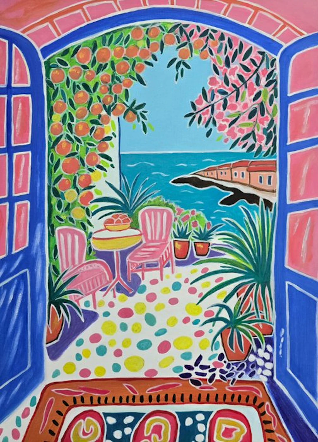École fauve française (XX) - Terrasse d'été