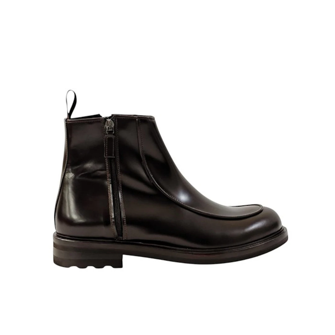TESTONI - 8 UK - 42 IT - "Arezzo" Ankle Boot Brush Off C