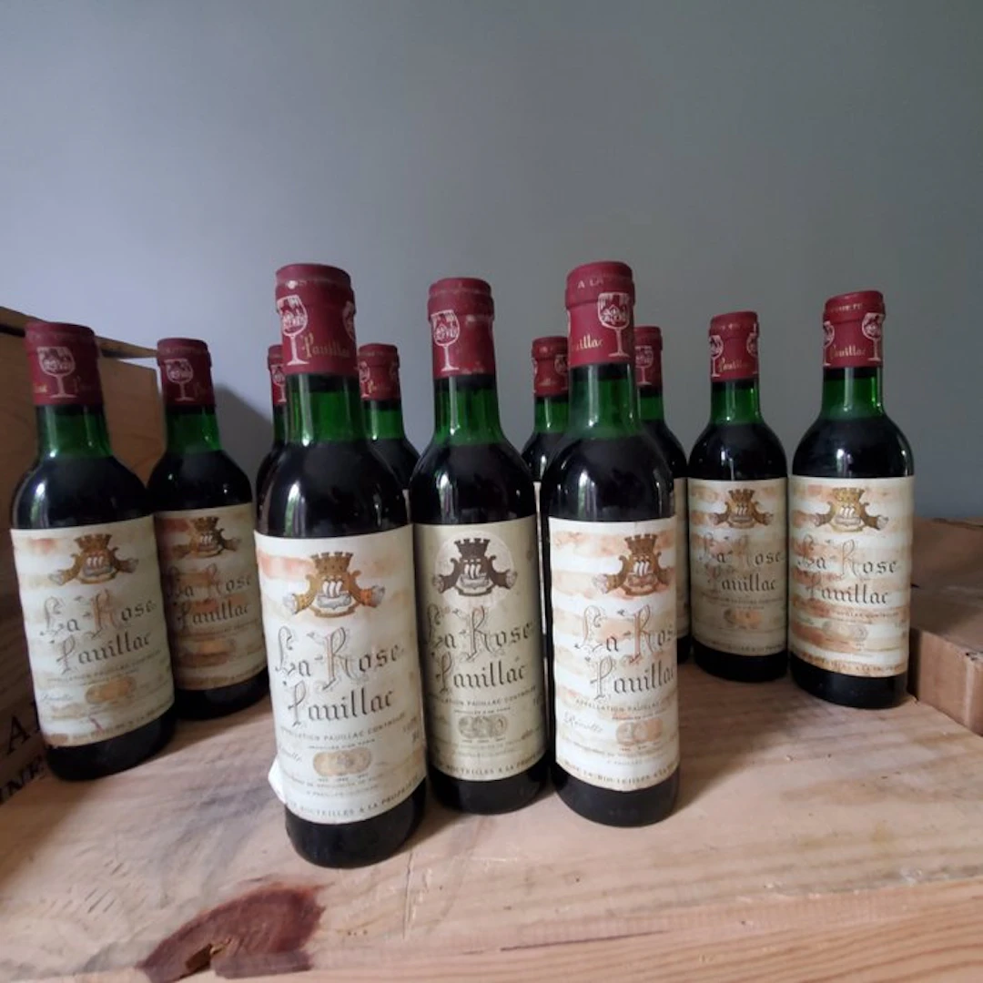 1975 Chateau La Rose Pauillac - Pauillac - 12 Half Bottles (0.35L)