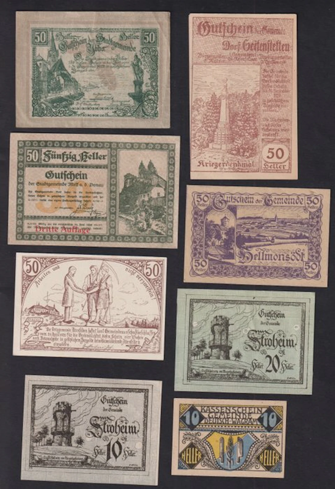 Austria. - 100 Banknotes - Various Dates (No reserve price)