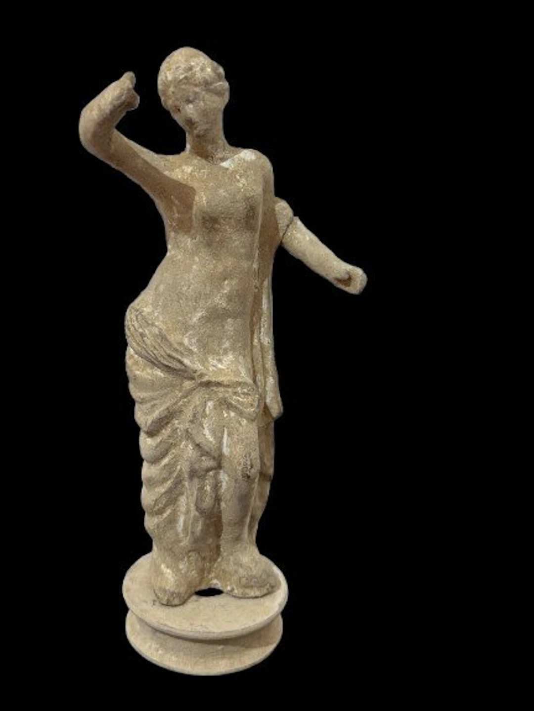 Replica of an Ancient Greek Terracotta terracotta statue of Venus - 23 cm