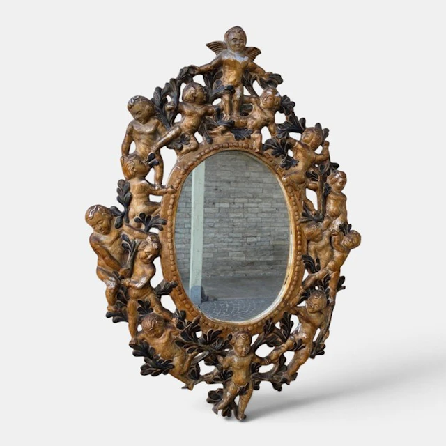 Wall mirror - Plaster