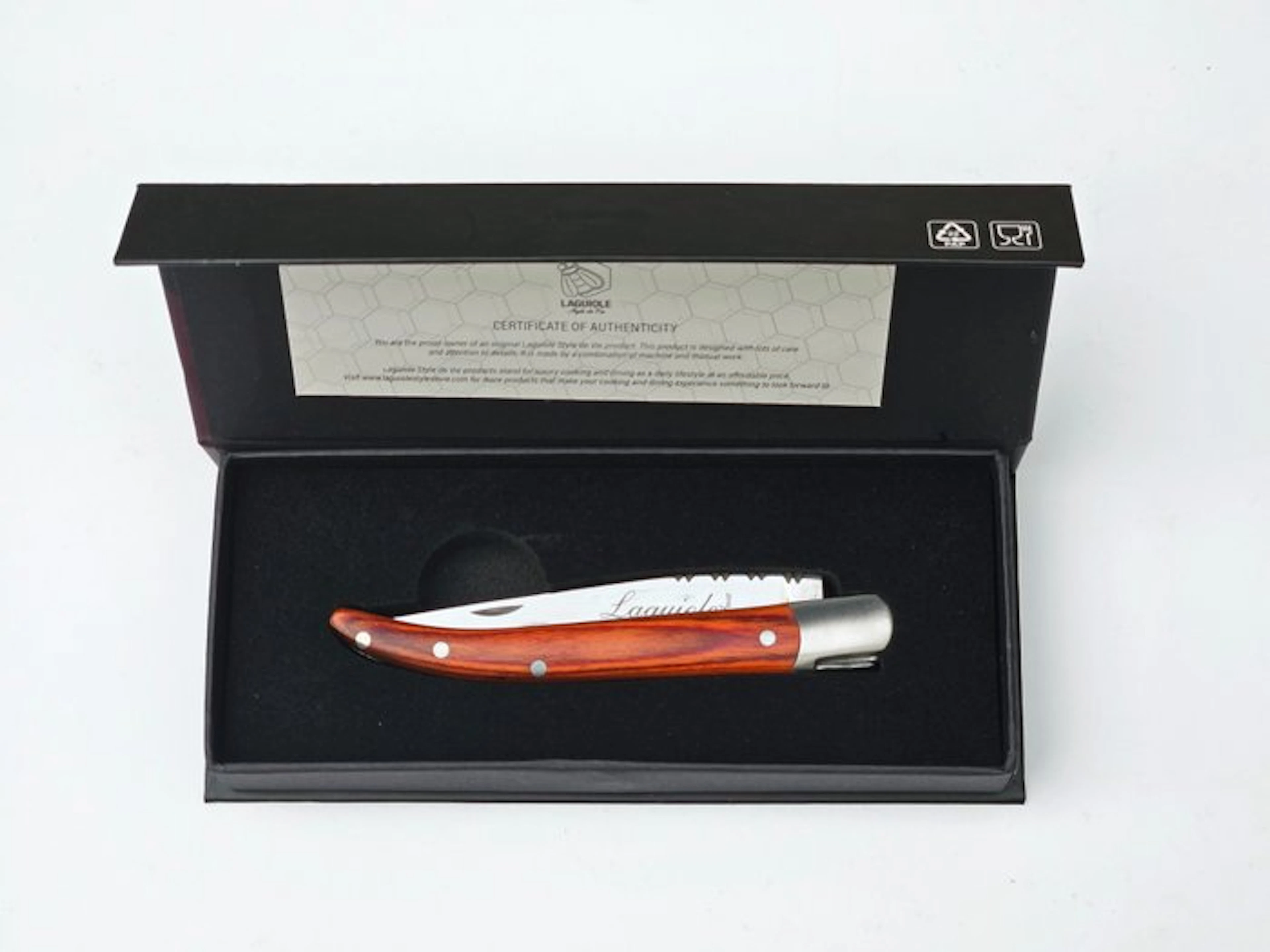 Laguiole - Pocket Knife - Rose Wood - style de - Pocketknife