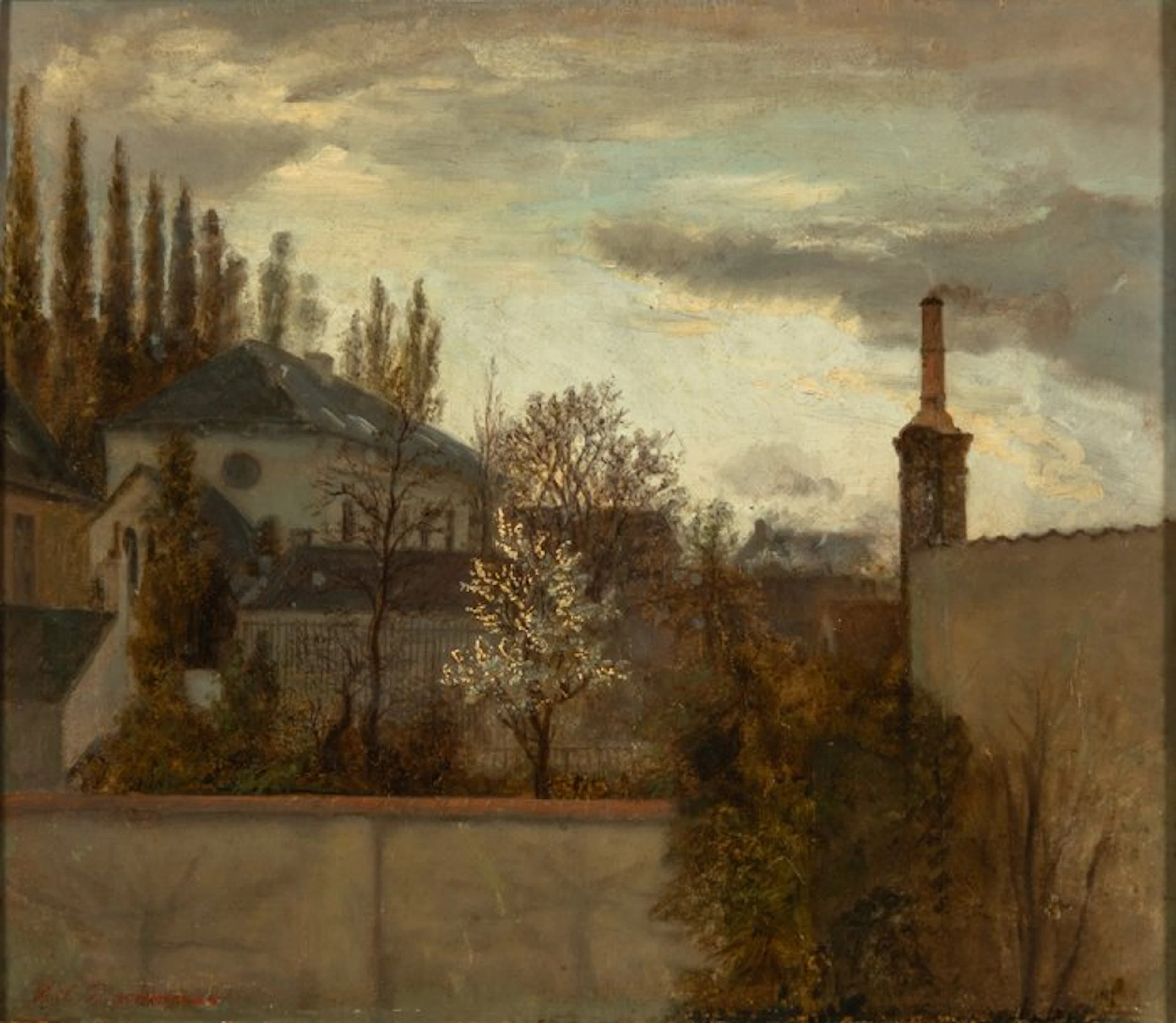 Josephus Laurentius Dyckmans (1811-1888) - Zicht op de Binnentuin (No Reserve)
