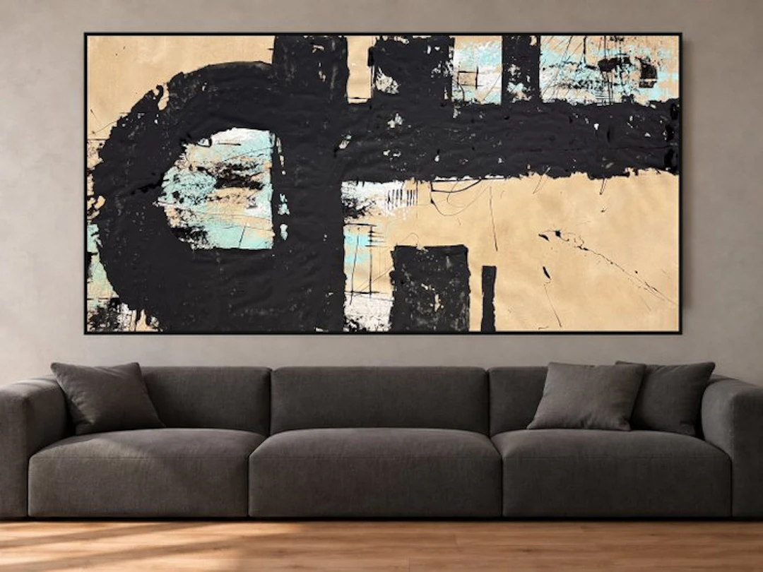 MH7STUDIO (1996) - Umbral de turquesa XXXL – Abstract art
