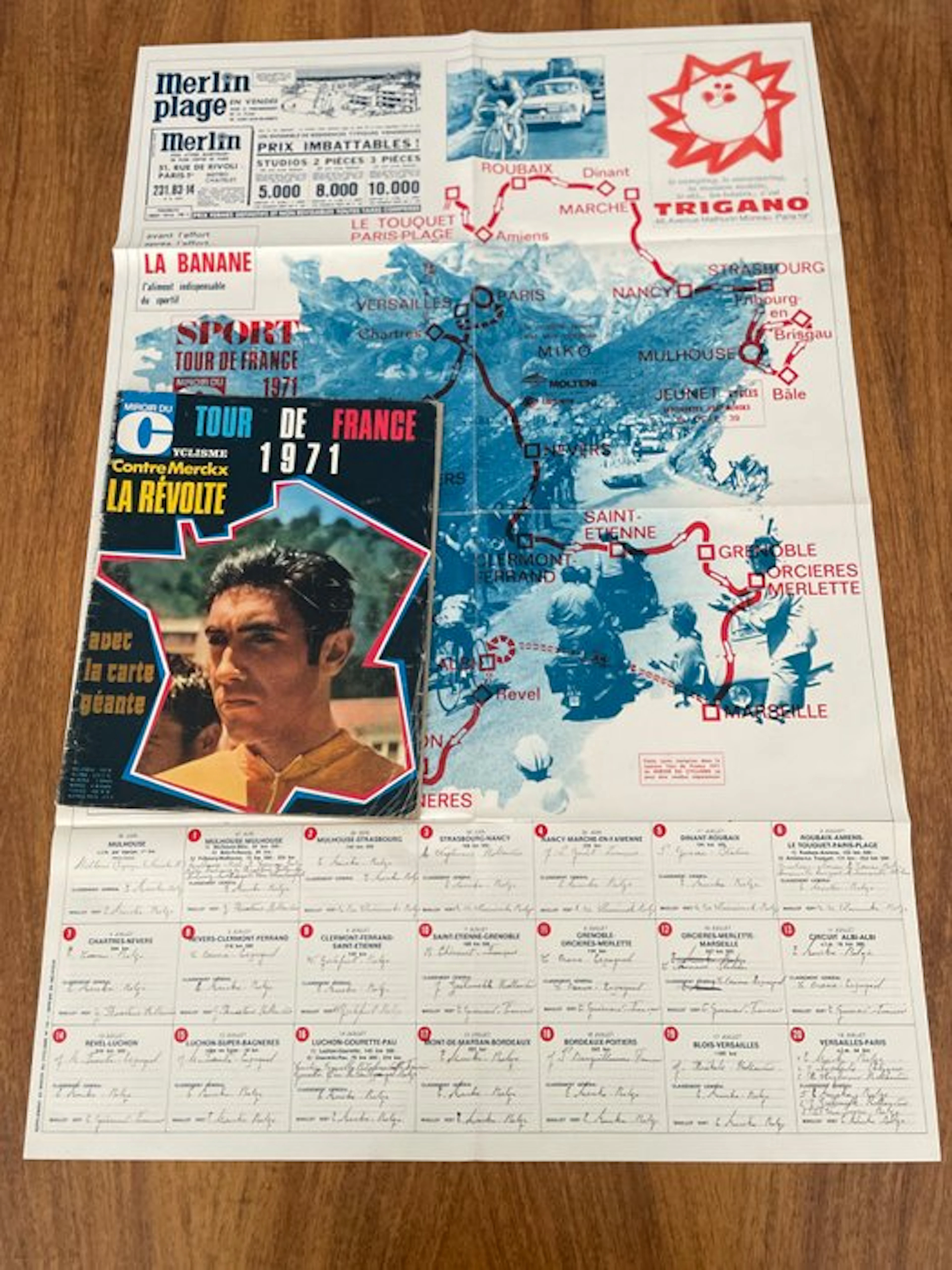 Tour de France 1971: E. Merckx - L. Ocana