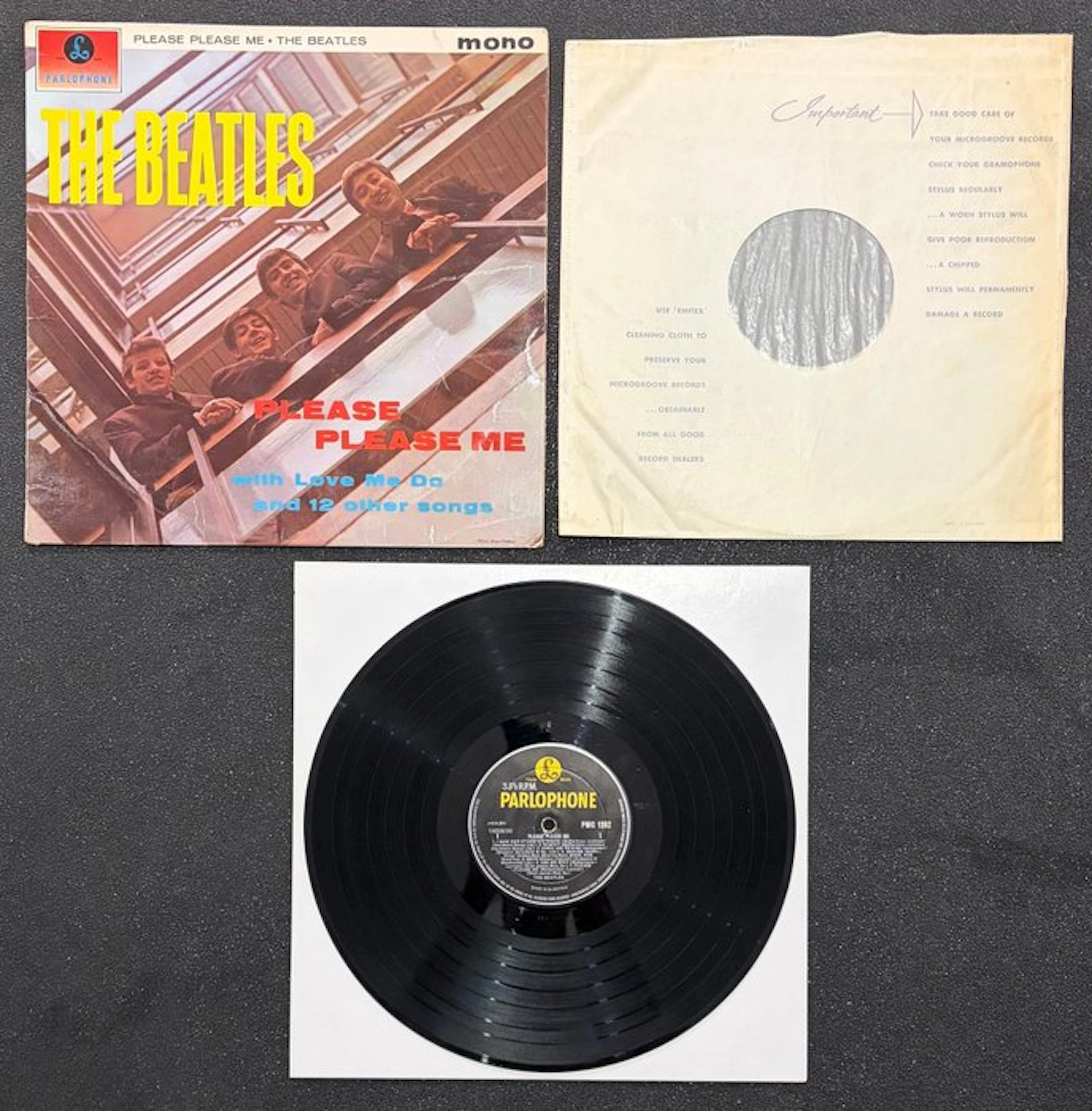 Beatles - Please Please Me (UK) - Rare ''DECCA'' Contract...