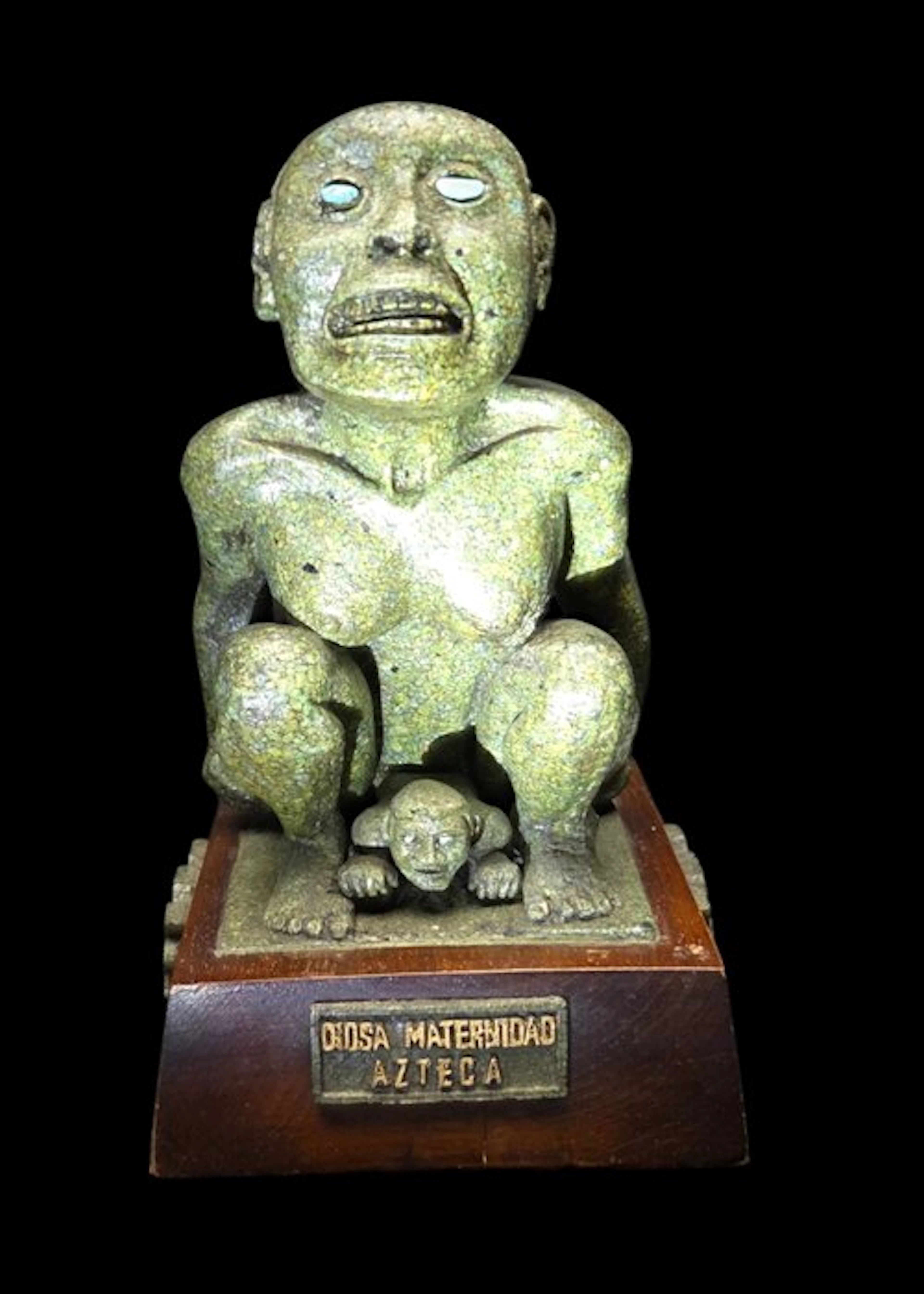 Curiosity cabinet -Aztec -Fertility Goddess statue...