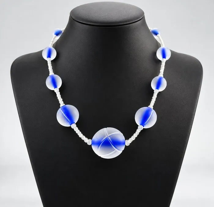 Murano glass - Necklace - submerged Murano glass
