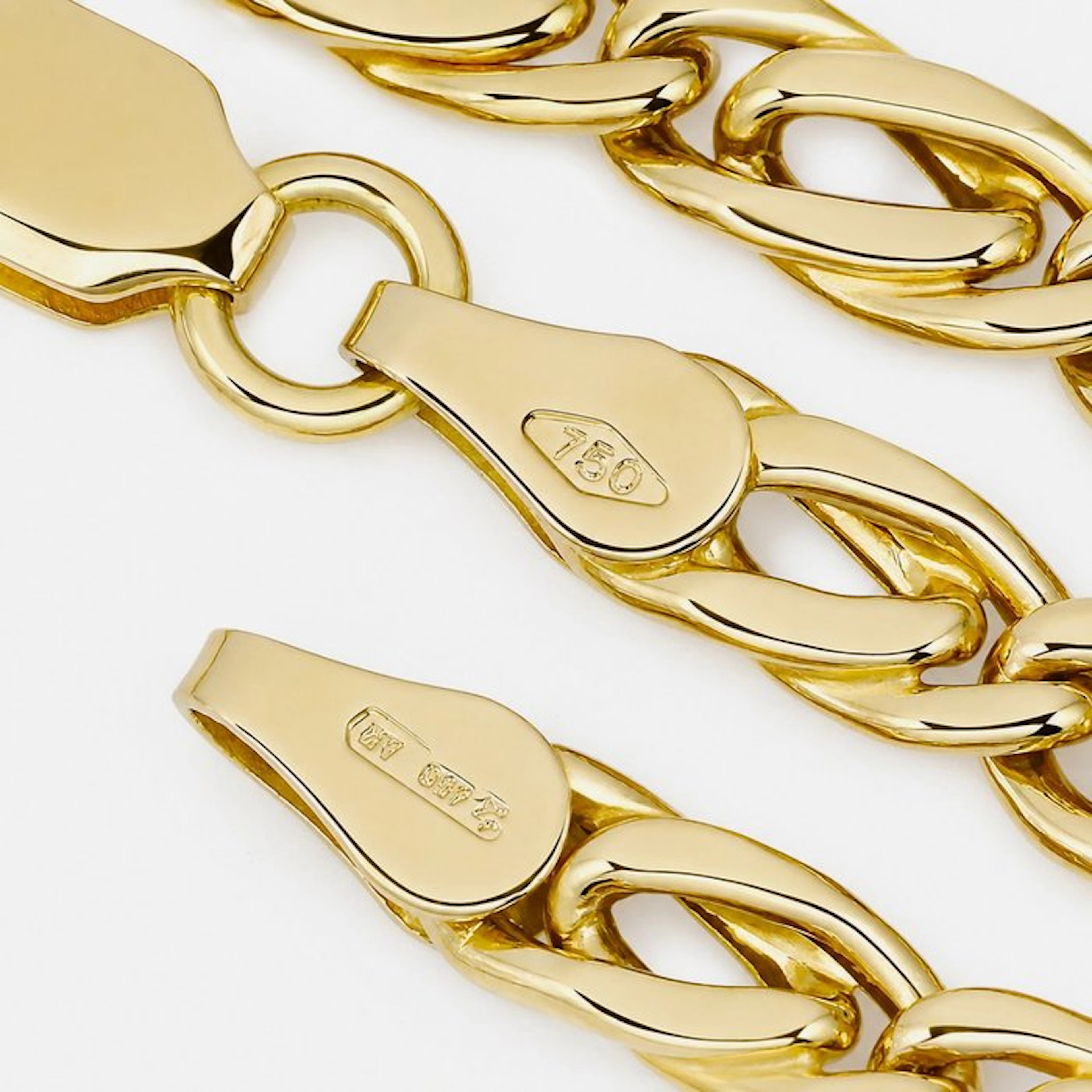 Necklace - 18 kt. Yellow gold - Made in Italy - Handmade