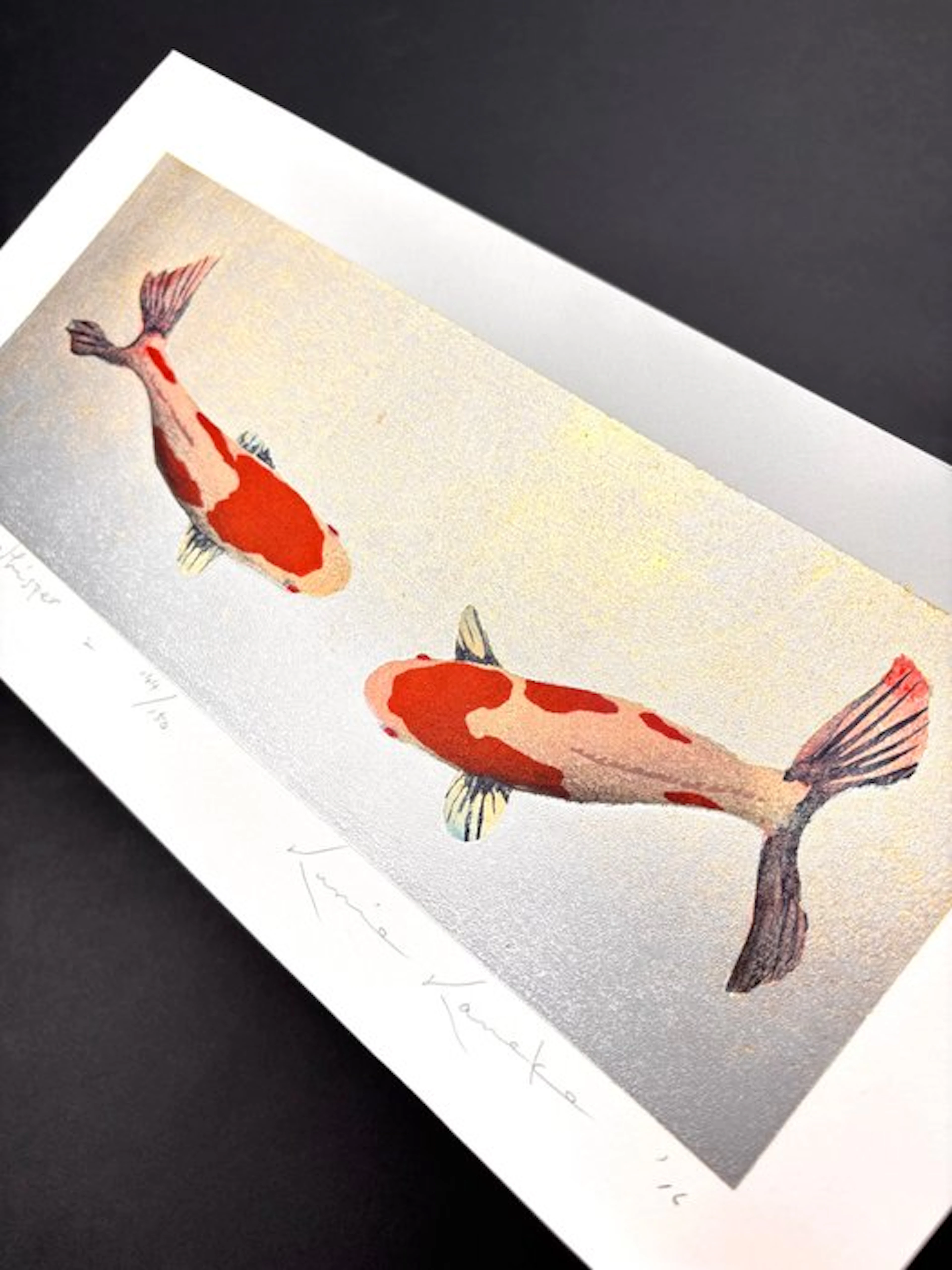 "Let Me Whisper 2" Fortune Carp Koi fish - Limited editon...