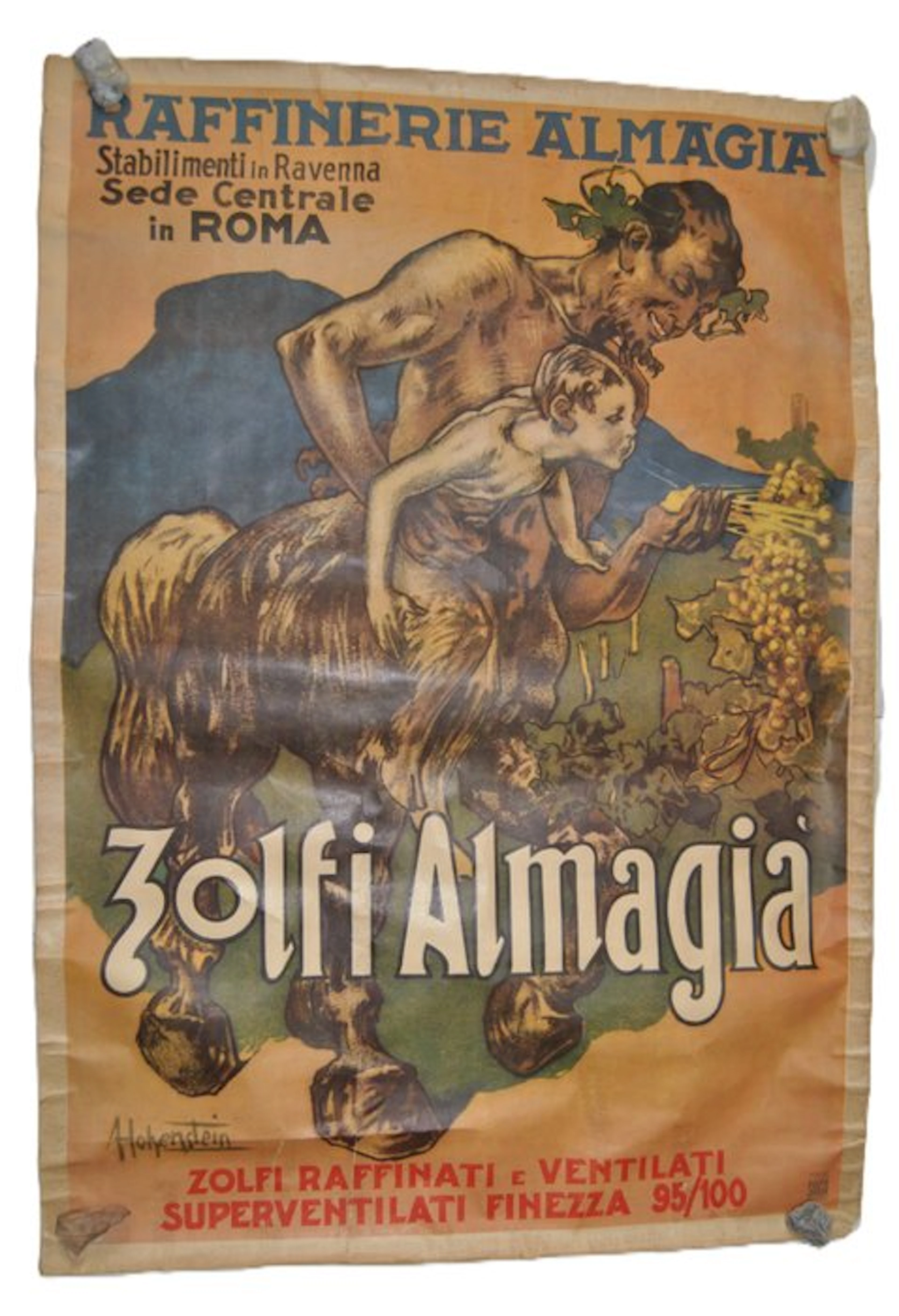 Adolfo Hohenstein - SAIGA Genova - Zolfi Almagià, 1950 - 1950s