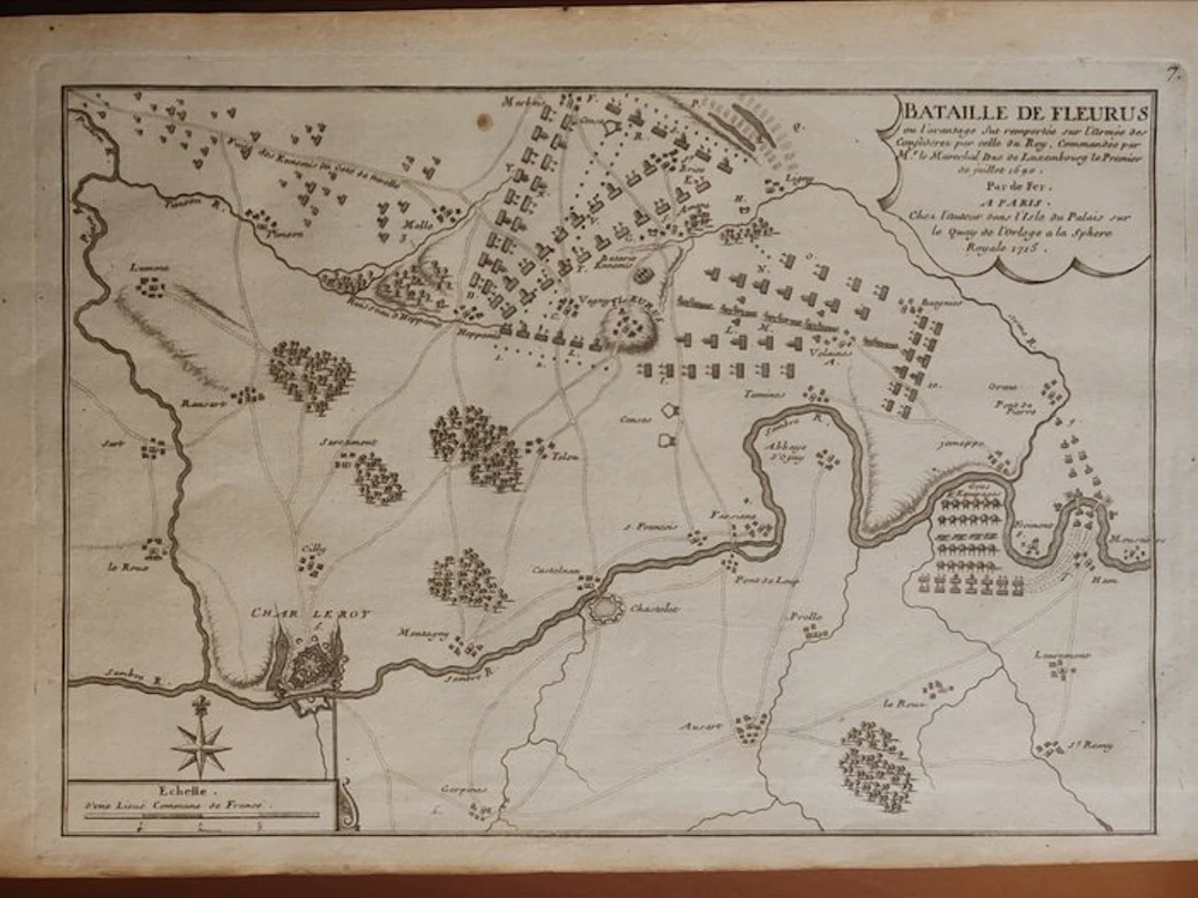 Belgio / Paesi Bassi - Fleurus; Nicolas de Fer (1646 –...