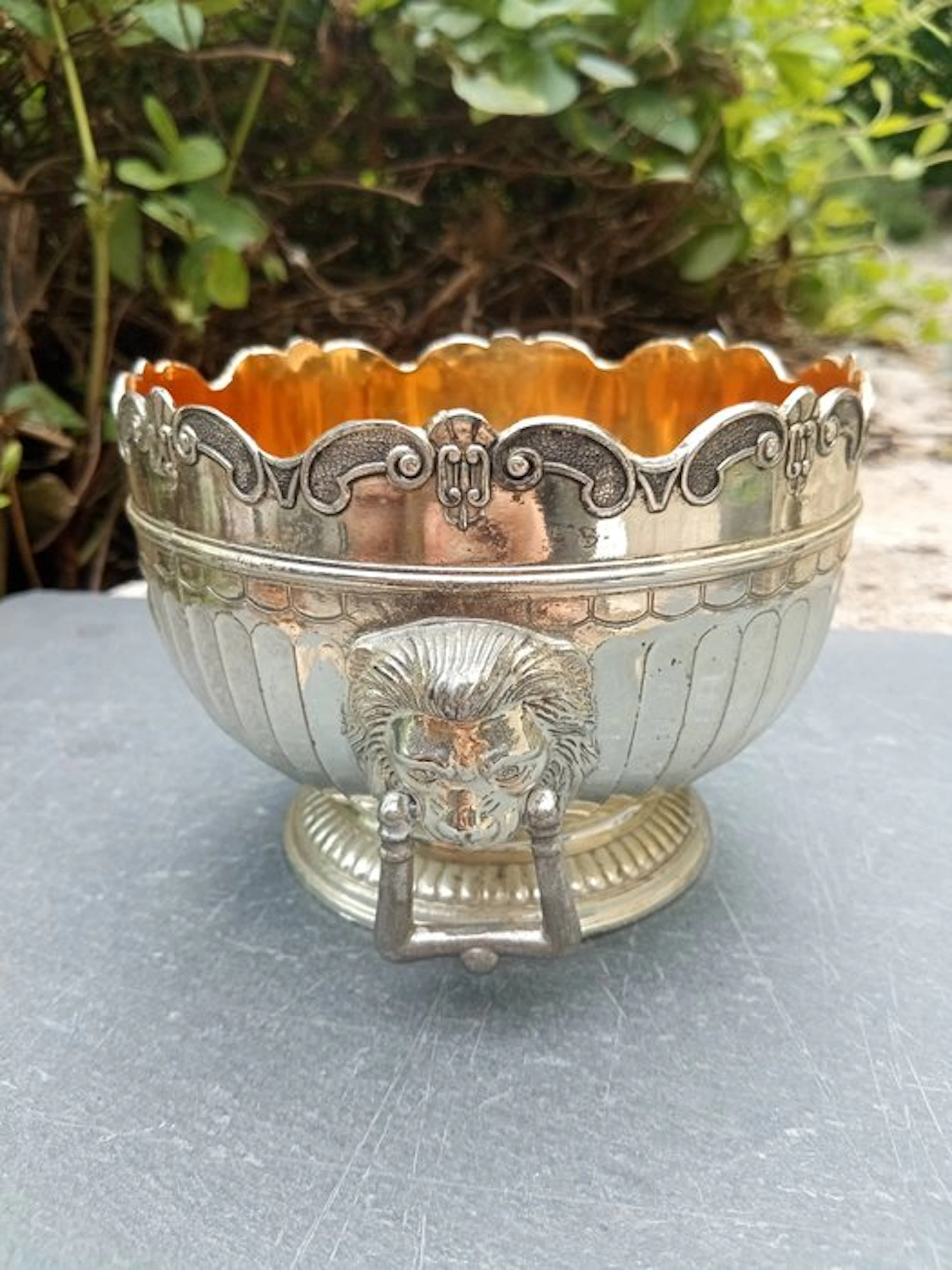 Ice bucket - Metal - silver lion